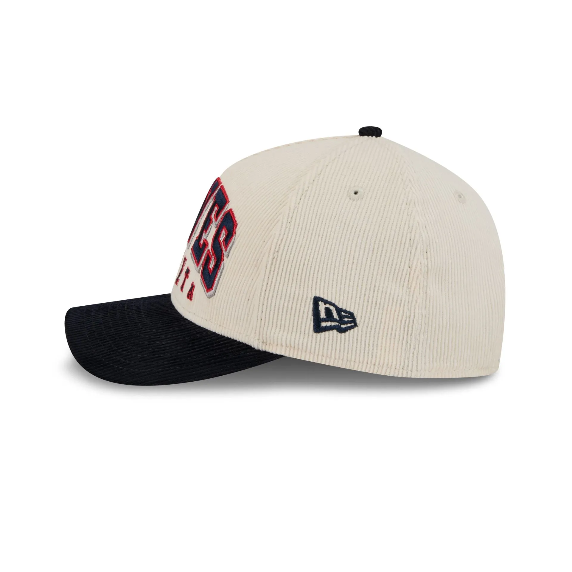 Atlanta Braves Stacked Corduroy 9FORTY M-Crown A-Frame Snapback Hat sold by New Era product image thumbnail 5