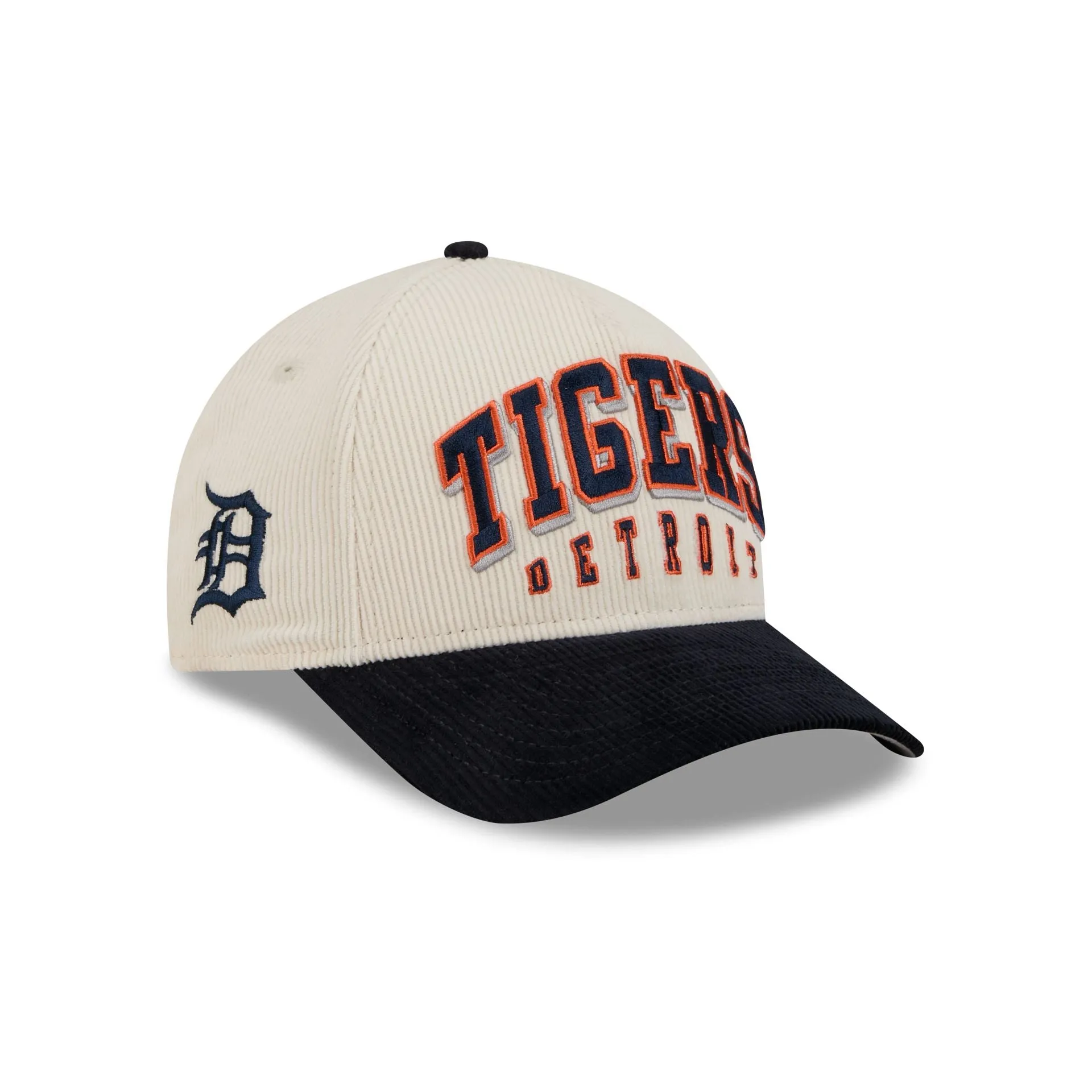 Detroit Tigers Stacked Corduroy 9FORTY M-Crown A-Frame Snapback Hat sold by New Era