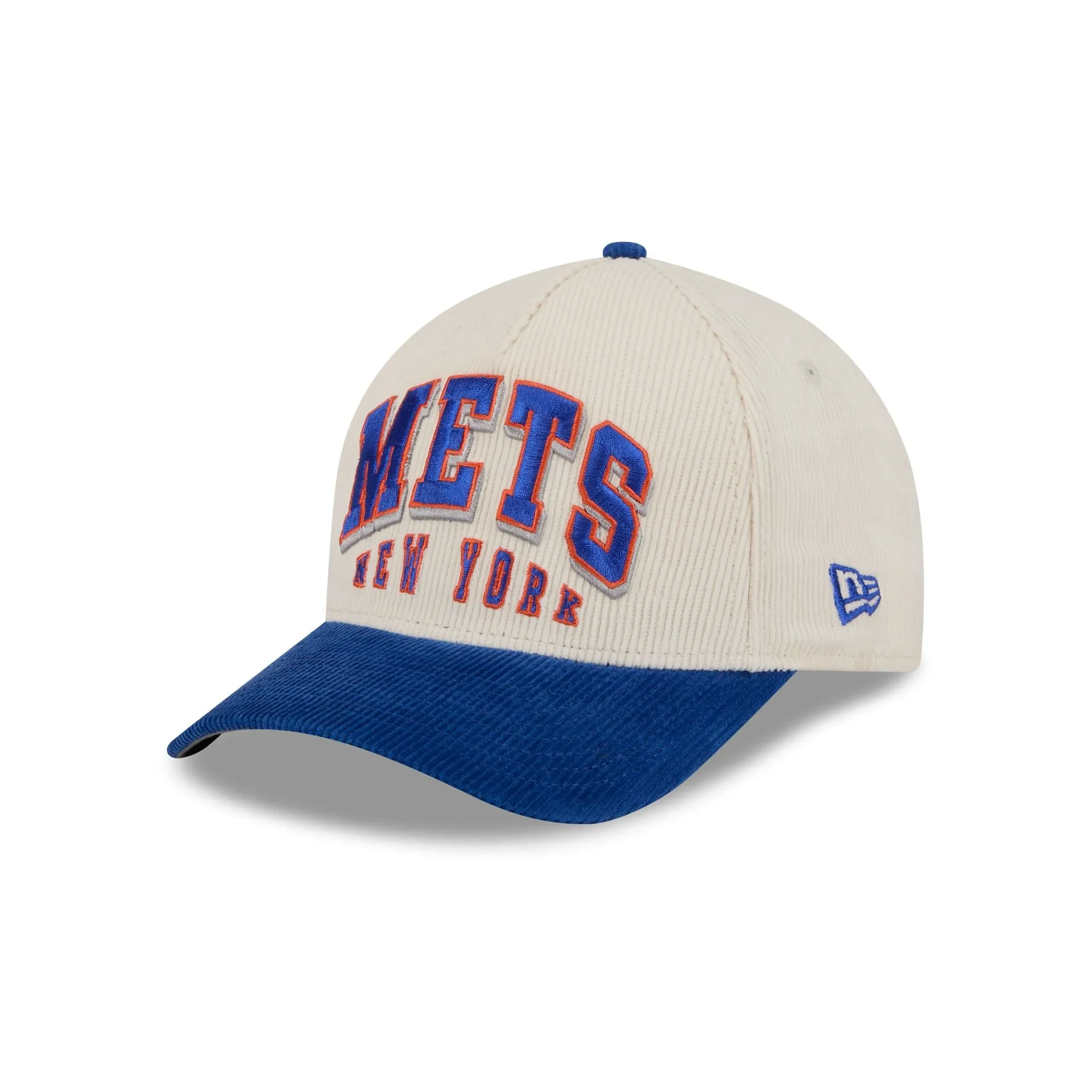 New York Mets Stacked Corduroy 9FORTY M-Crown A-Frame Snapback Hat sold by New Era product image thumbnail 3
