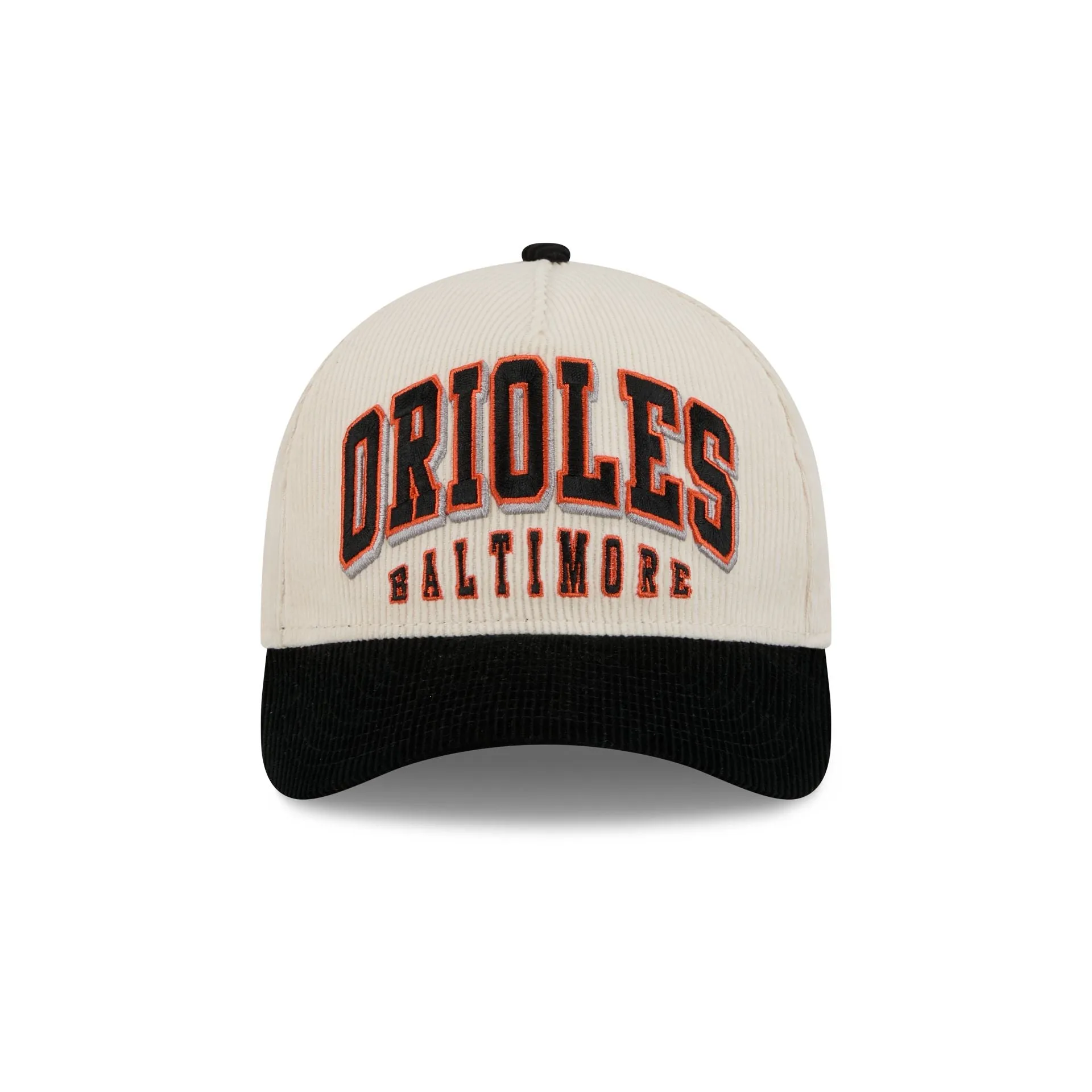 Baltimore Orioles Stacked Corduroy 9FORTY M-Crown A-Frame Snapback Hat sold by New Era product image thumbnail 2
