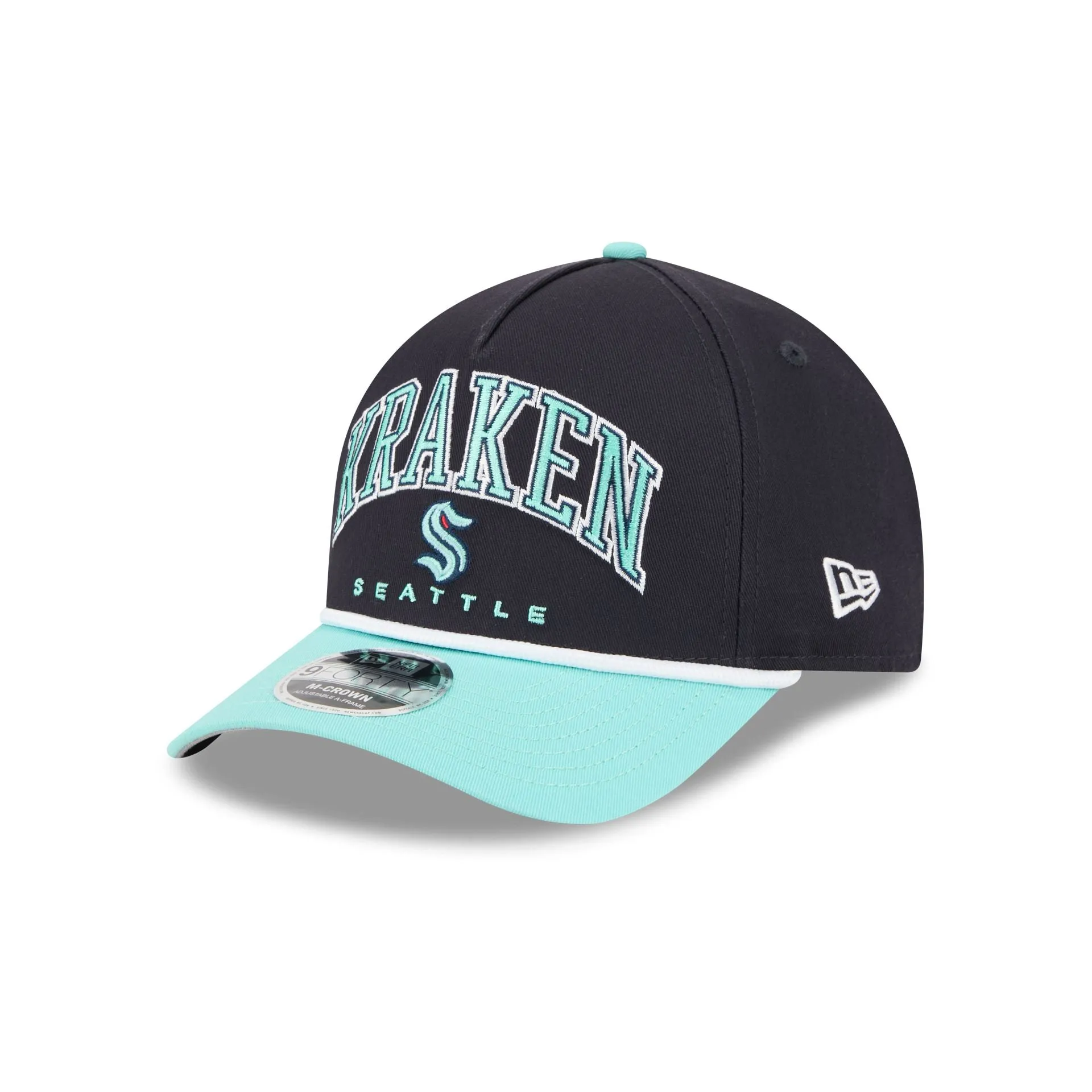 Seattle Kraken Arch 9FORTY M-Crown A-Frame Snapback Hat sold by New Era