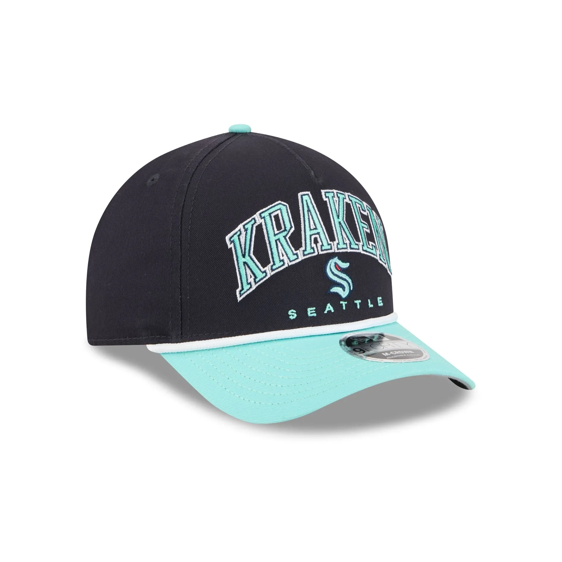 Seattle Kraken Arch 9FORTY M-Crown A-Frame Snapback Hat sold by New Era product image thumbnail 3