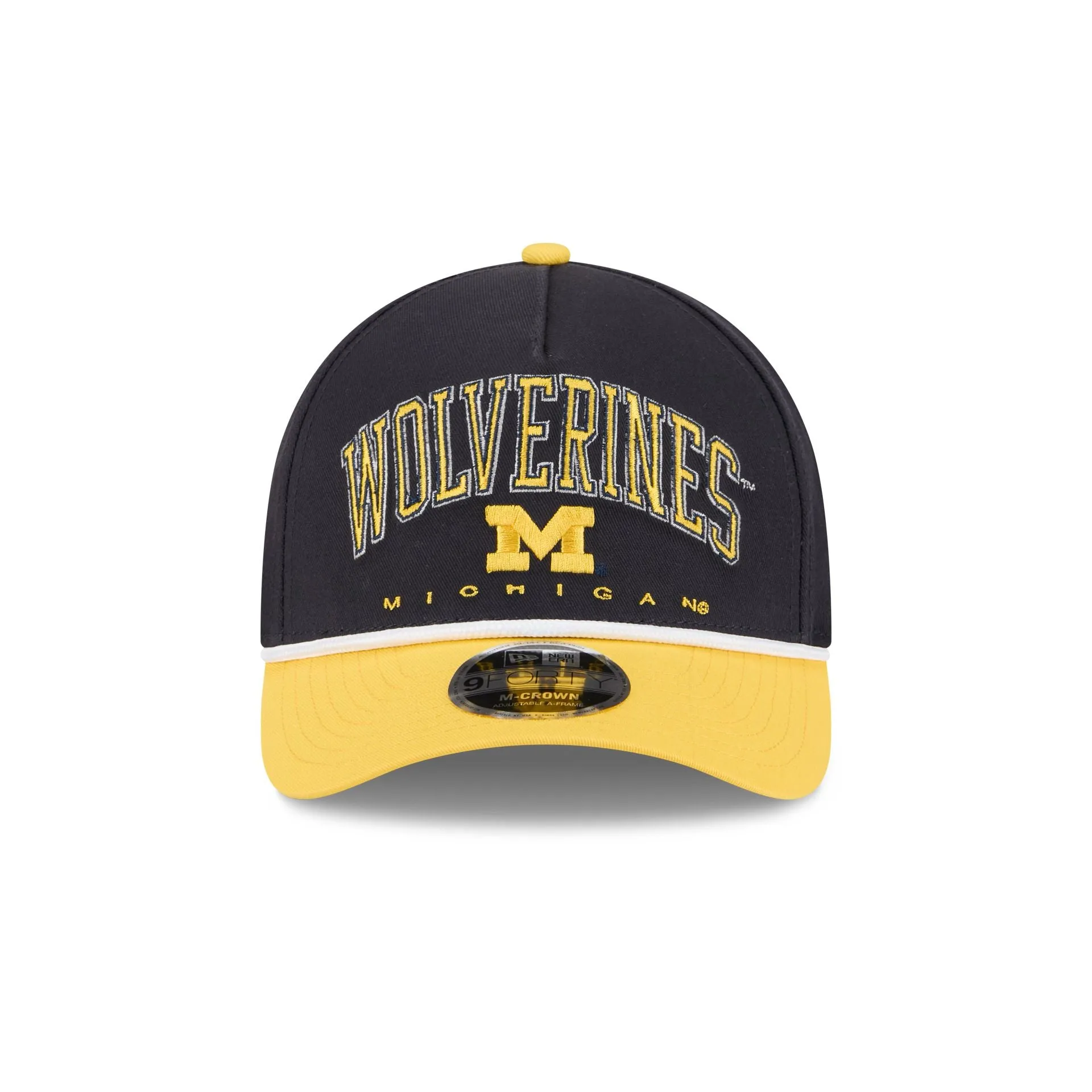 Michigan Wolverines Arch 9FORTY M-Crown A-Frame Snapback Hat sold by New Era product image thumbnail 2