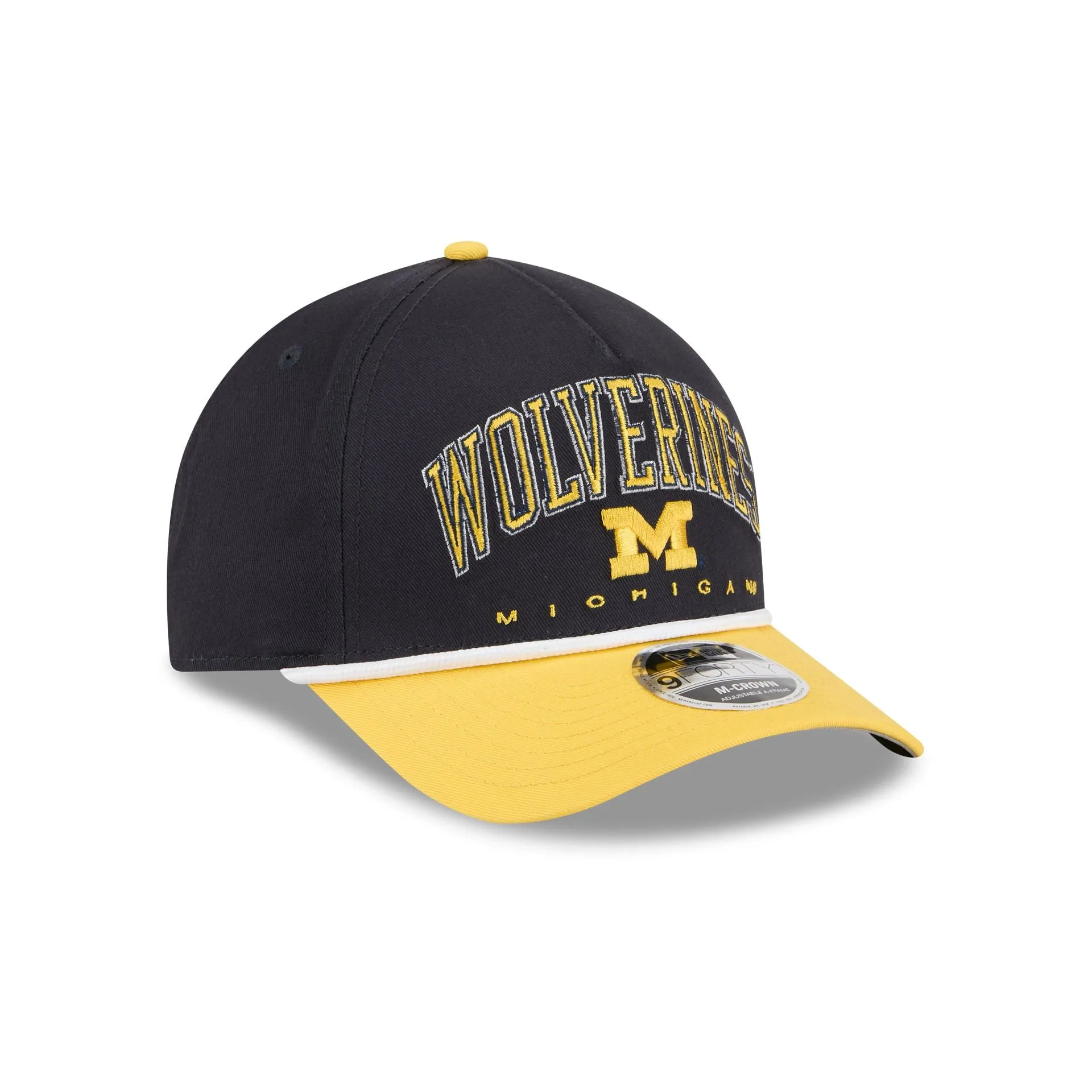 Michigan Wolverines Arch 9FORTY M-Crown A-Frame Snapback Hat sold by New Era product image thumbnail 3