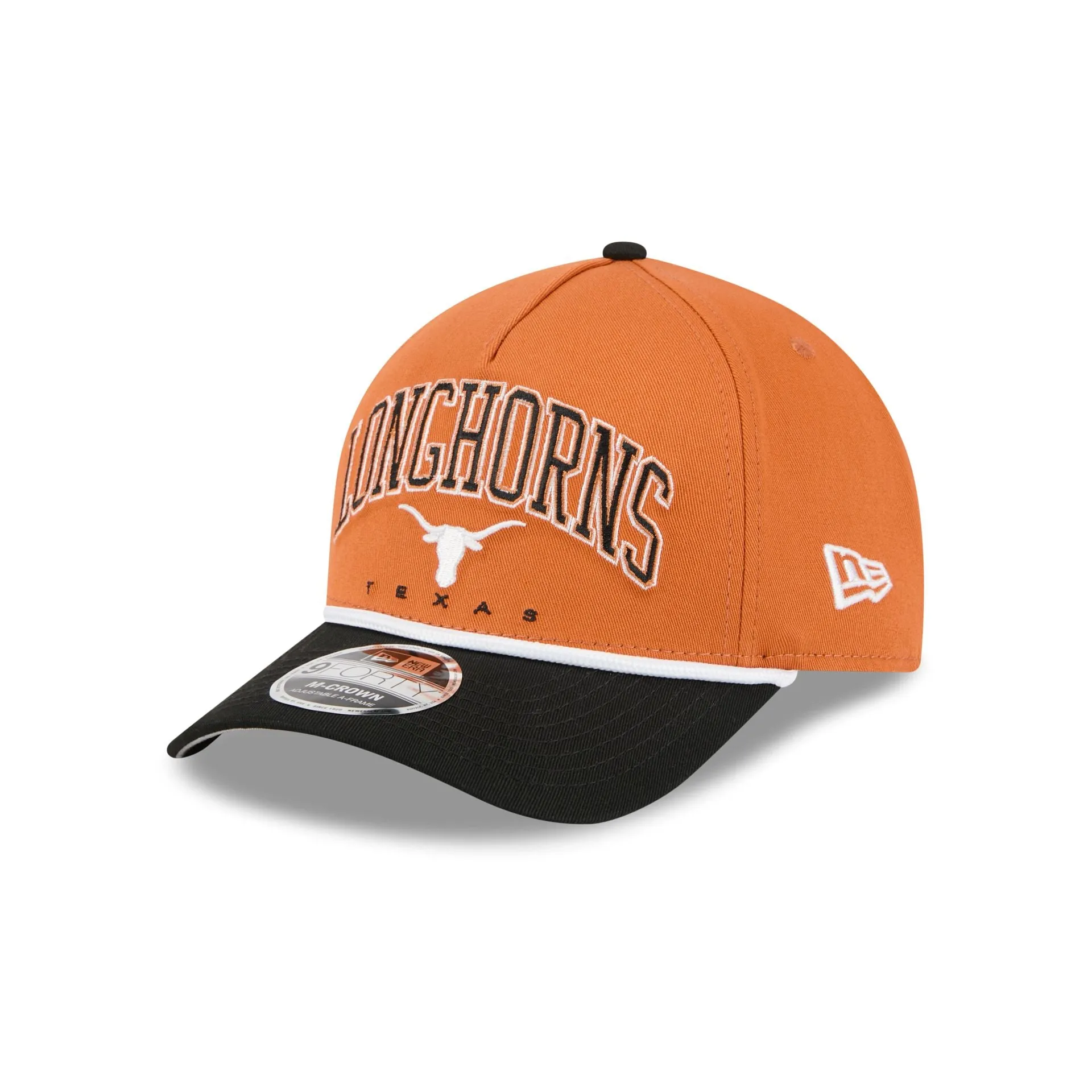Texas Longhorns Arch 9FORTY M-Crown A-Frame Snapback Hat sold by New Era
