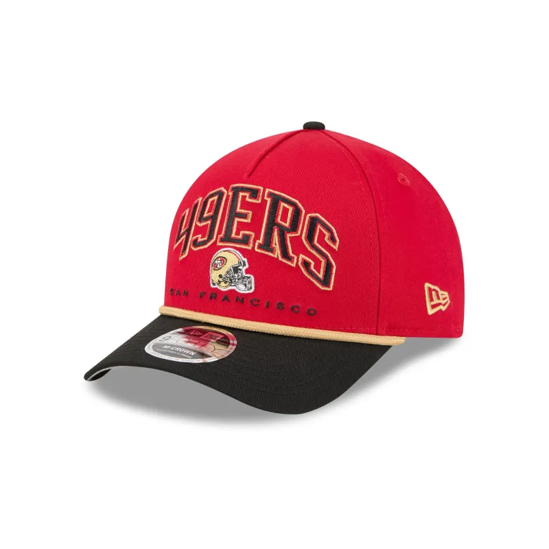 San Francisco 49ers Arch 9FORTY M-Crown A-Frame Snapback Hat sold by New Era