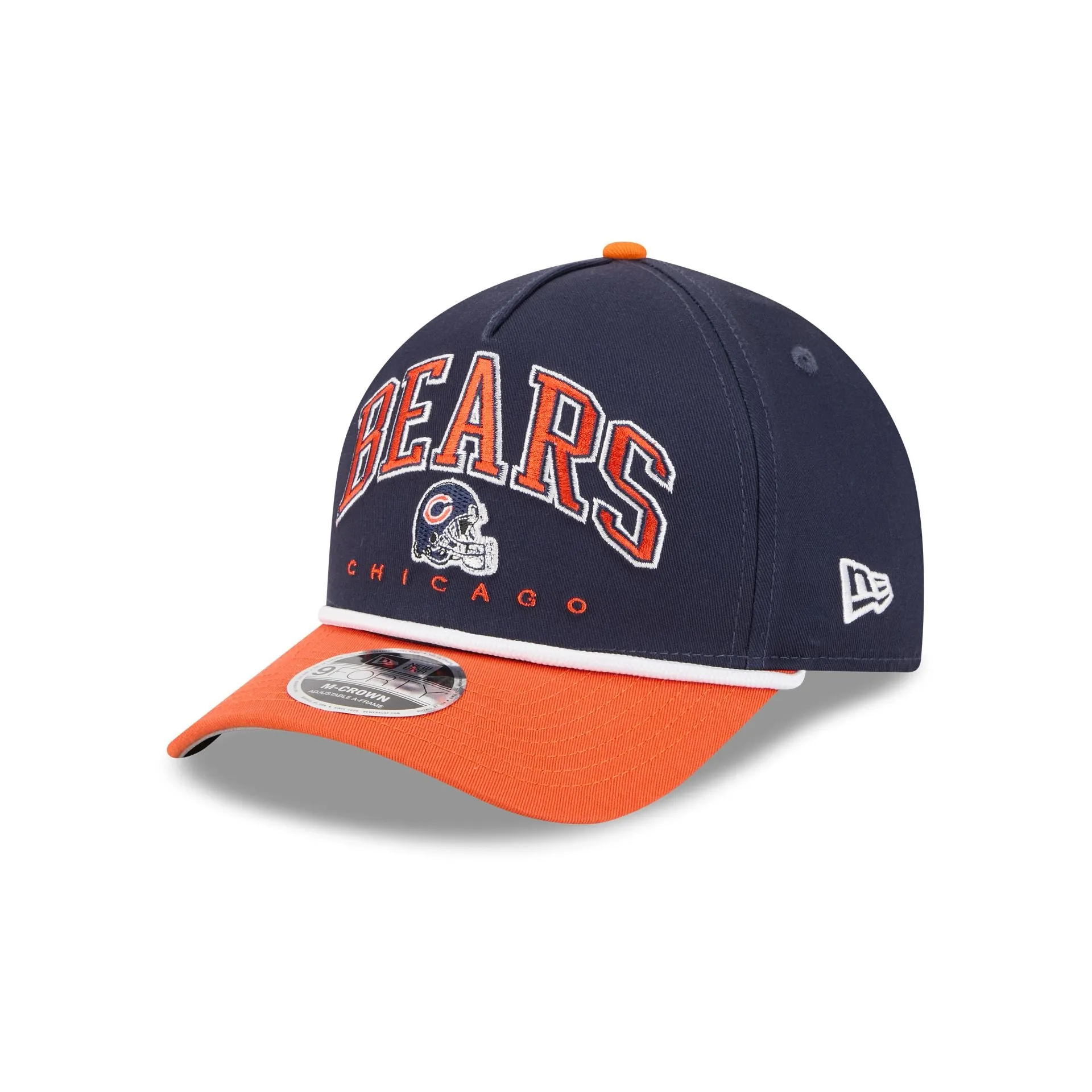 Chicago Bears Arch 9FORTY M-Crown A-Frame Snapback Hat sold by New Era