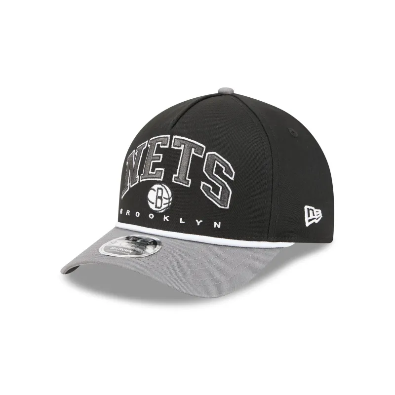 Brooklyn Nets Arch 9FORTY M-Crown A-Frame Snapback Hat sold by New Era
