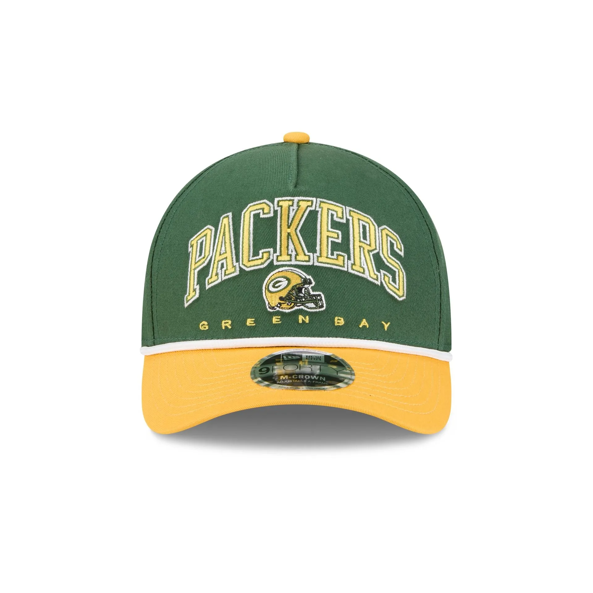 Green Bay Packers Arch 9FORTY M-Crown A-Frame Snapback Hat sold by New Era product image thumbnail 2