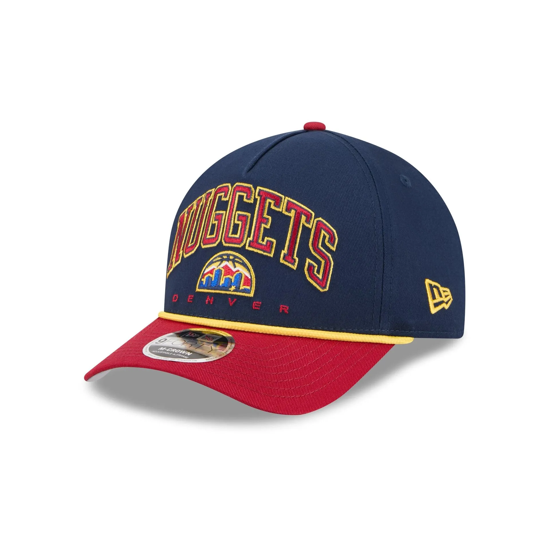 Denver Nuggets Arch 9FORTY M-Crown A-Frame Snapback Hat sold by New Era