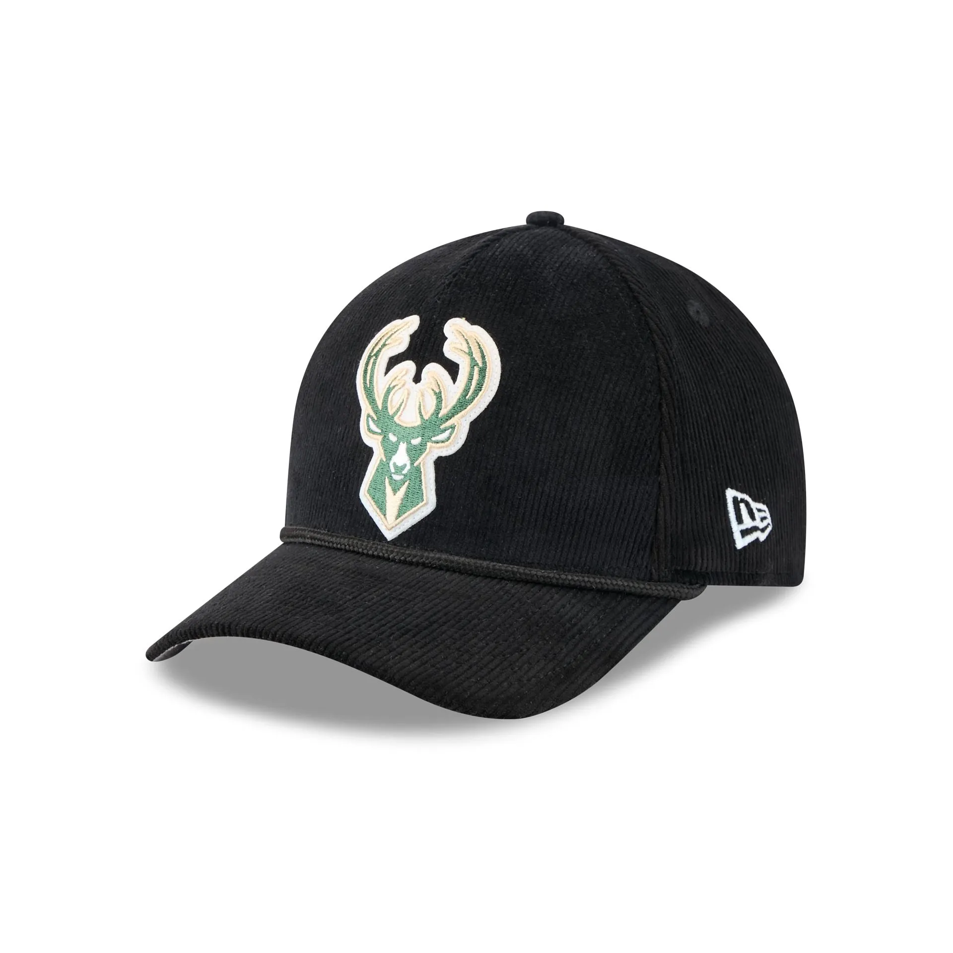 Milwaukee Bucks Corduroy 9FORTY M-Crown A-Frame Snapback Hat sold by New Era