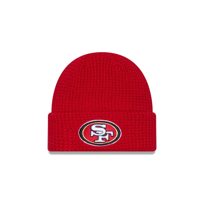 San Francisco 49ers Waffle Stitch Knit Beanie Hat sold by New Era