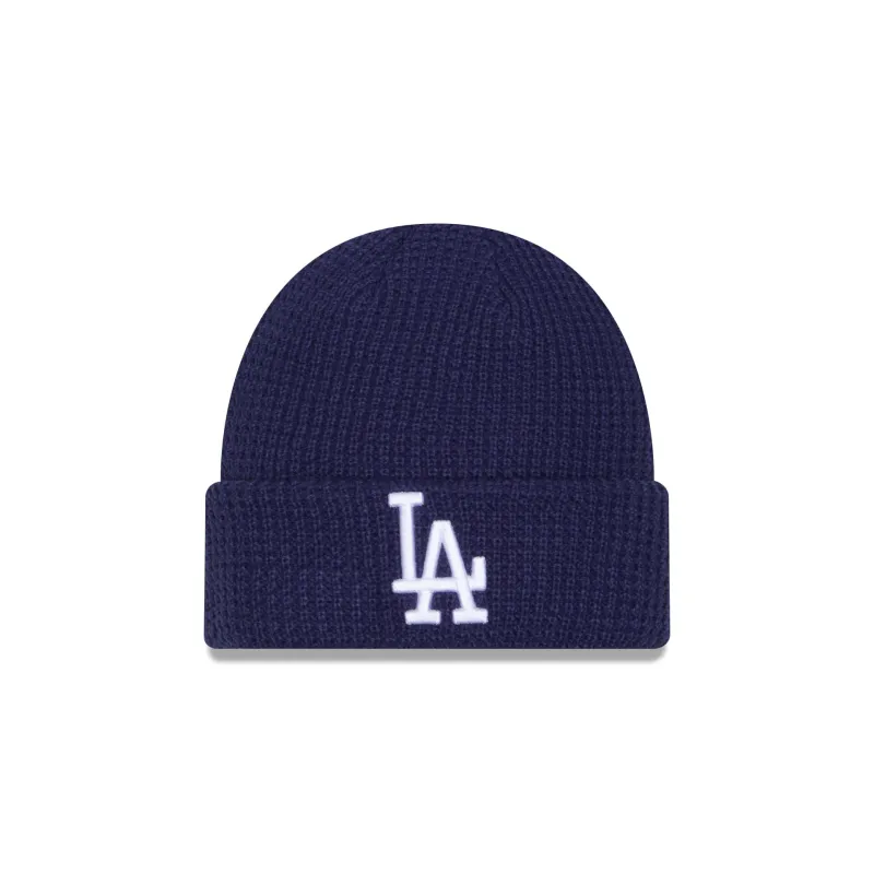Los Angeles Dodgers Waffle Stitch Knit Beanie Hat sold by New Era