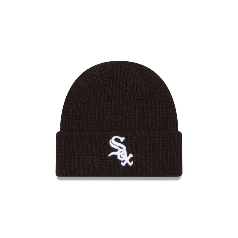 Chicago White Sox Waffle Stitch Knit Beanie Hat sold by New Era