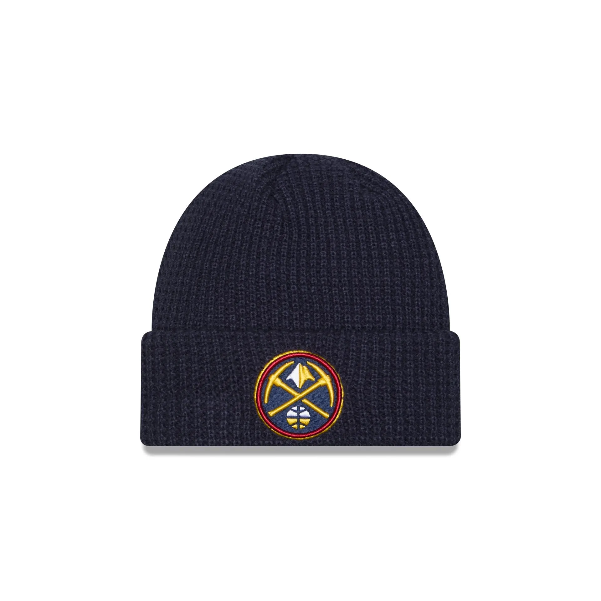 Denver Nuggets Waffle Stitch Knit Beanie Hat sold by New Era