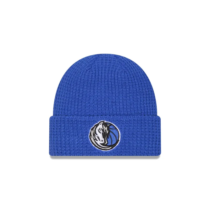 Dallas Mavericks Waffle Stitch Knit Beanie Hat sold by New Era