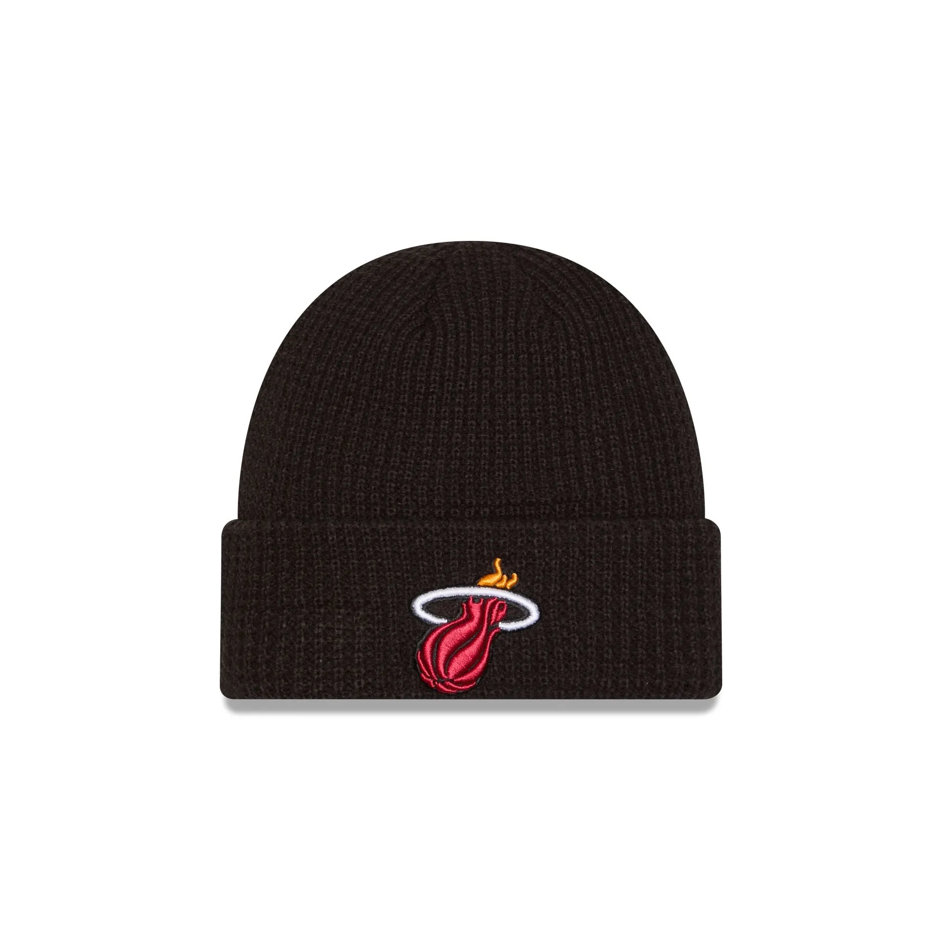 Miami Heat Waffle Stitch Knit Beanie Hat sold by New Era