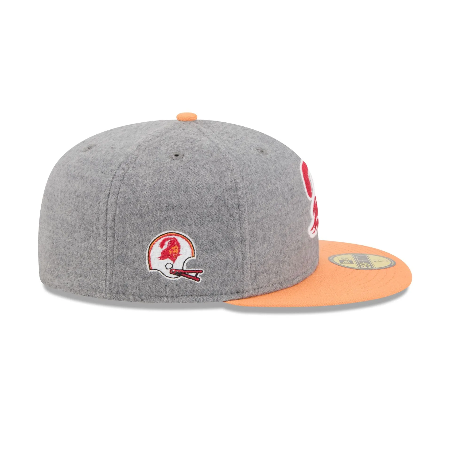 Tampa Bay Buccaneers Heather Gray Wool 59FIFTY Fitted Hat sold by New Era product image thumbnail 4
