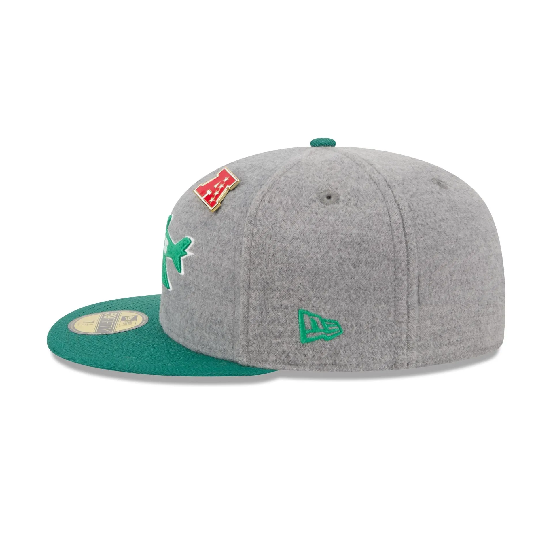 New York Jets Heather Gray Wool 59FIFTY Fitted Hat sold by New Era product image thumbnail 5