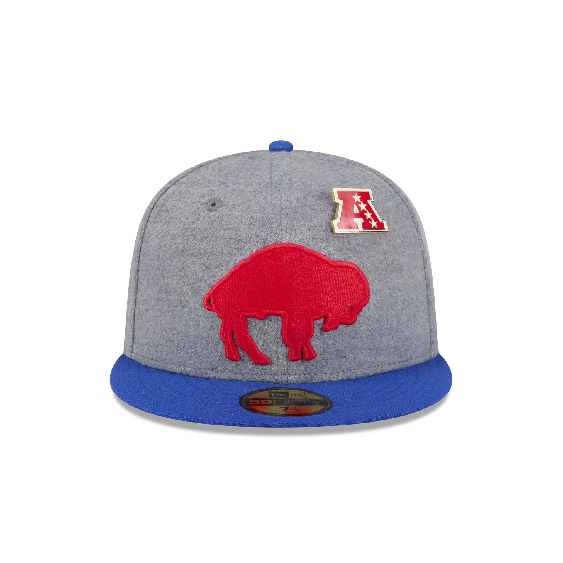 Buffalo Bills Heather Gray Wool 59FIFTY Fitted Hat sold by New Era product image thumbnail 2