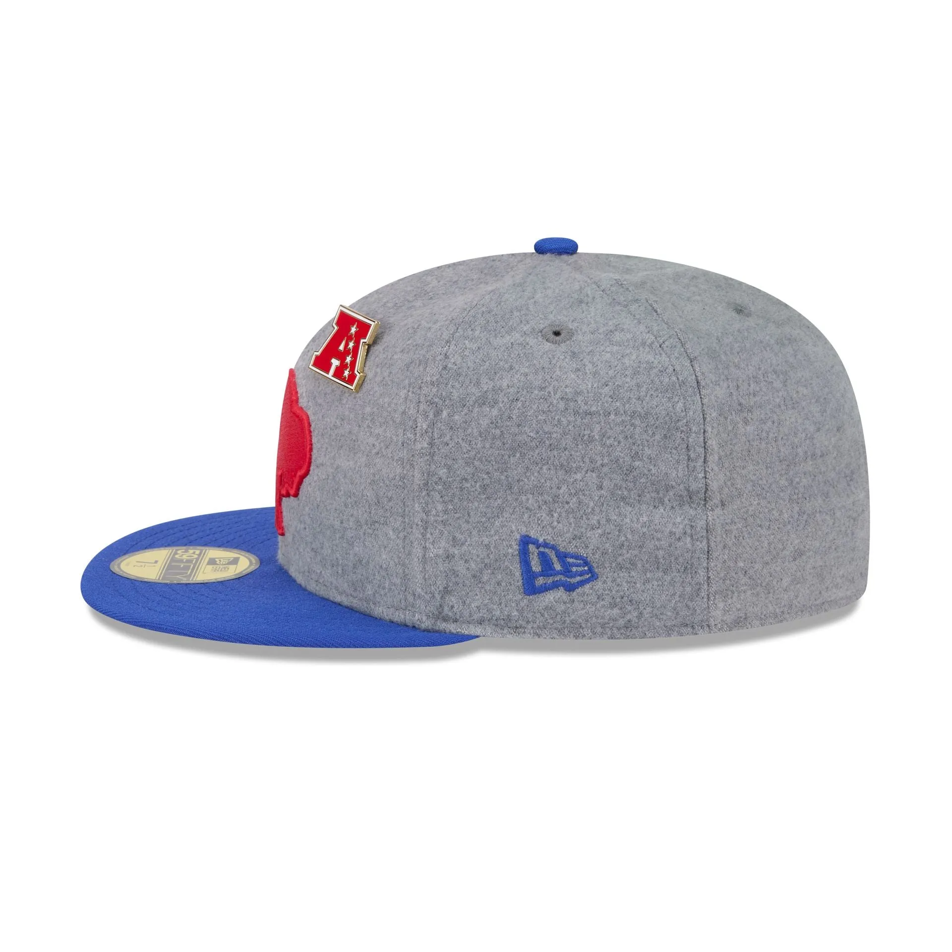 Buffalo Bills Heather Gray Wool 59FIFTY Fitted Hat sold by New Era product image thumbnail 5