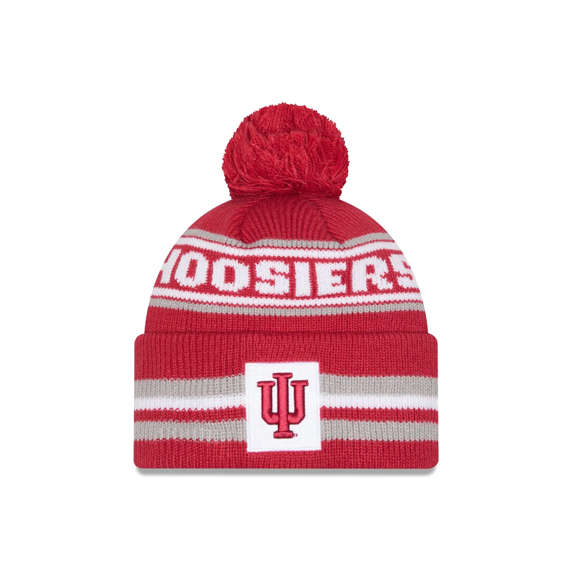 Indiana Hoosiers Classic Pom Knit Hat sold by New Era