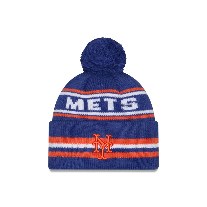 New York Mets Classic Pom Knit Hat sold by New Era