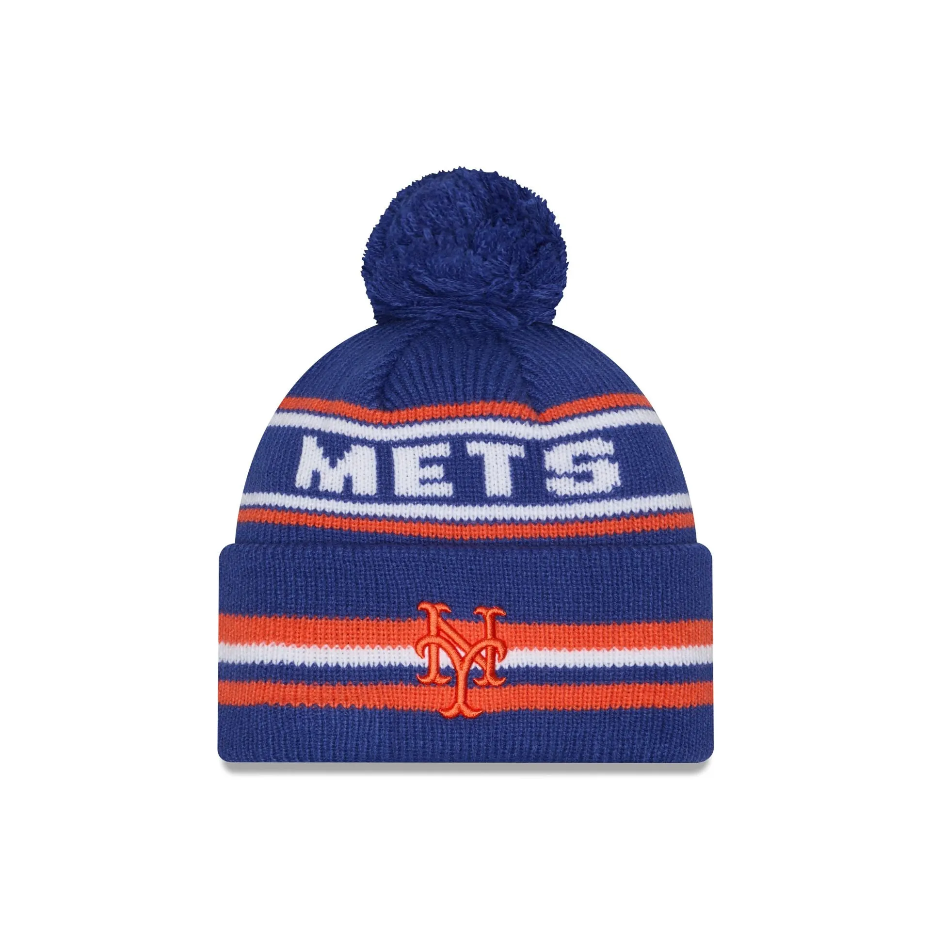New York Mets Classic Pom Knit Hat sold by New Era