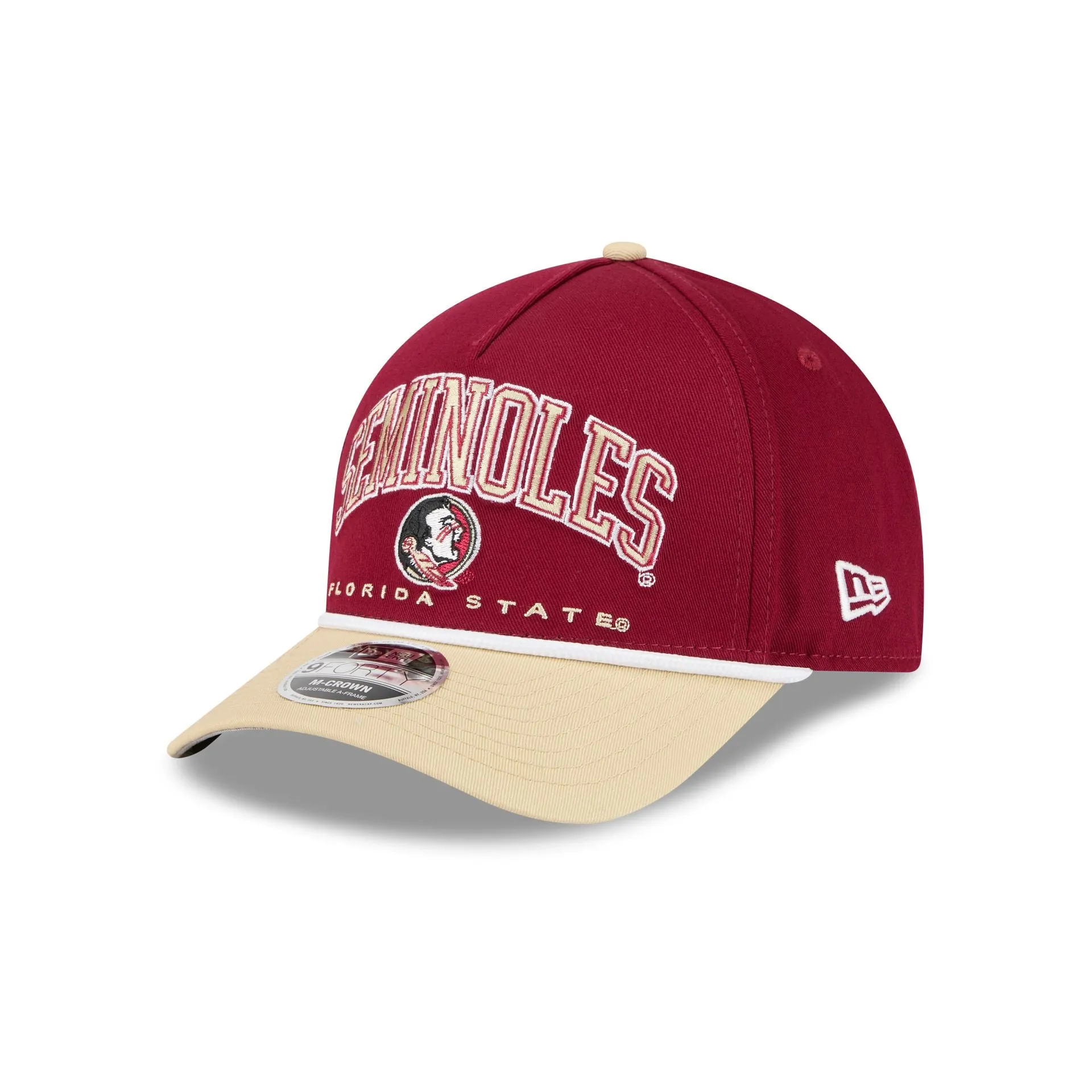 Florida State Seminoles Arch 9FORTY M-Crown A-Frame Snapback Hat sold by New Era