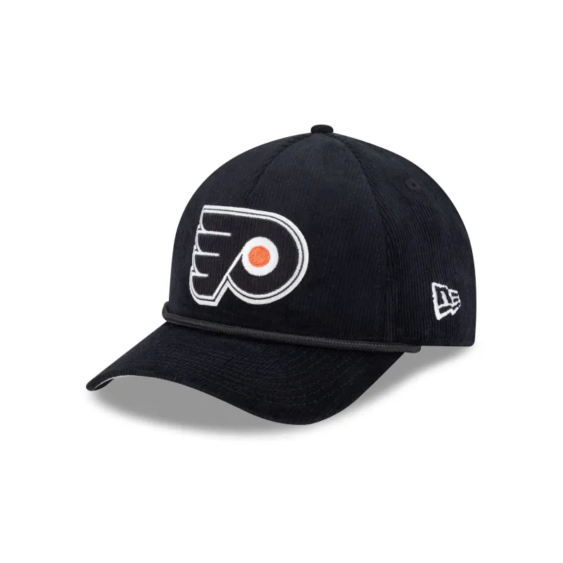 Philadelphia Flyers Corduroy 9FORTY M-Crown A-Frame Snapback Hat sold by New Era