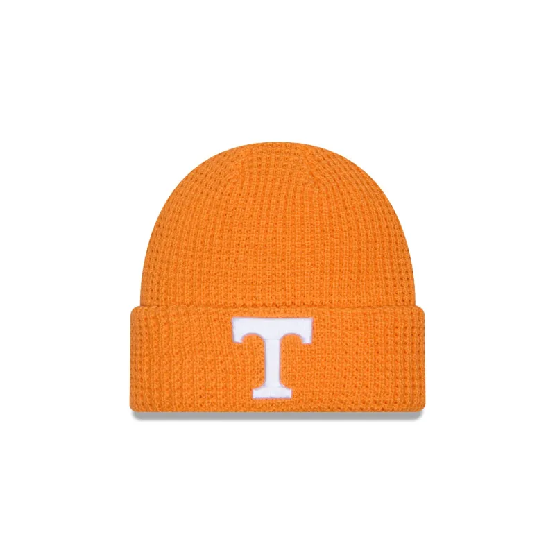 Tennessee Volunteers Waffle Stitch Knit Beanie Hat sold by New Era