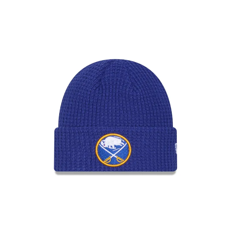 Buffalo Sabres Waffle Stitch Knit Beanie Hat sold by New Era