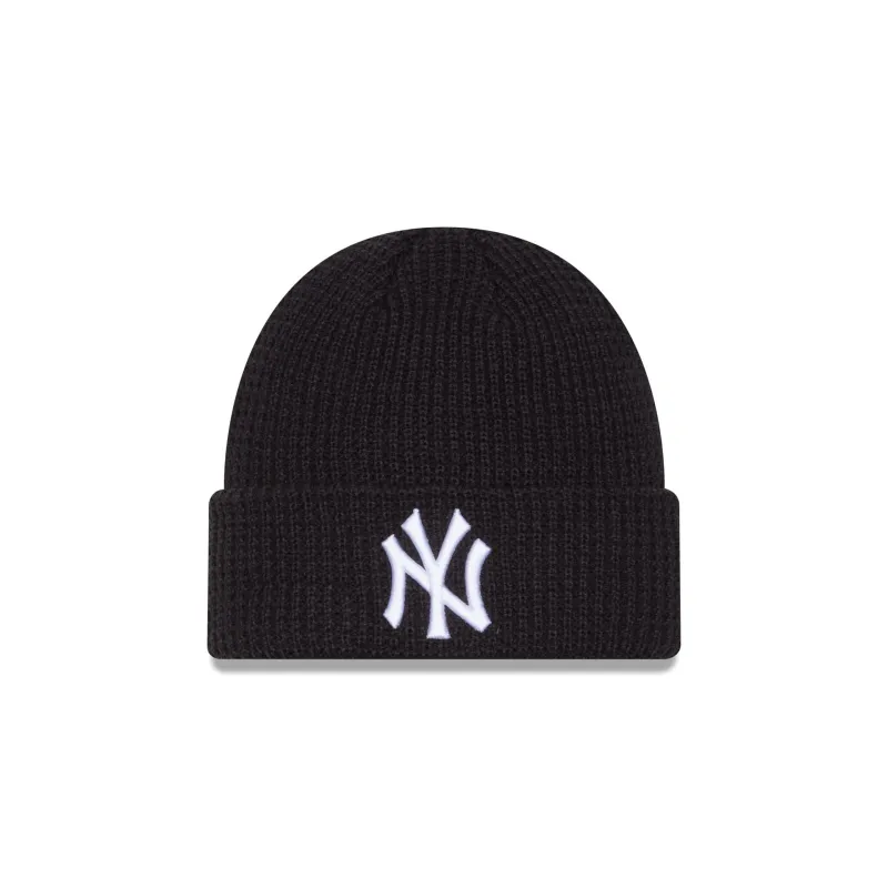 New York Yankees Waffle Stitch Knit Beanie Hat sold by New Era