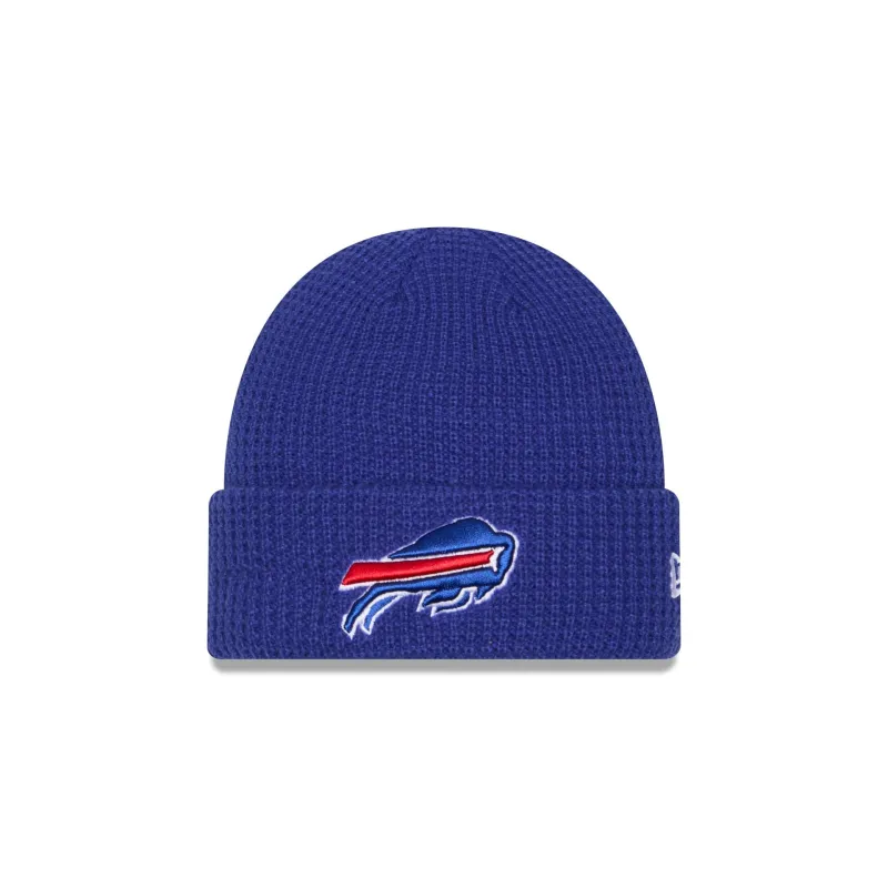 Buffalo Bills Waffle Stitch Knit Beanie Hat sold by New Era