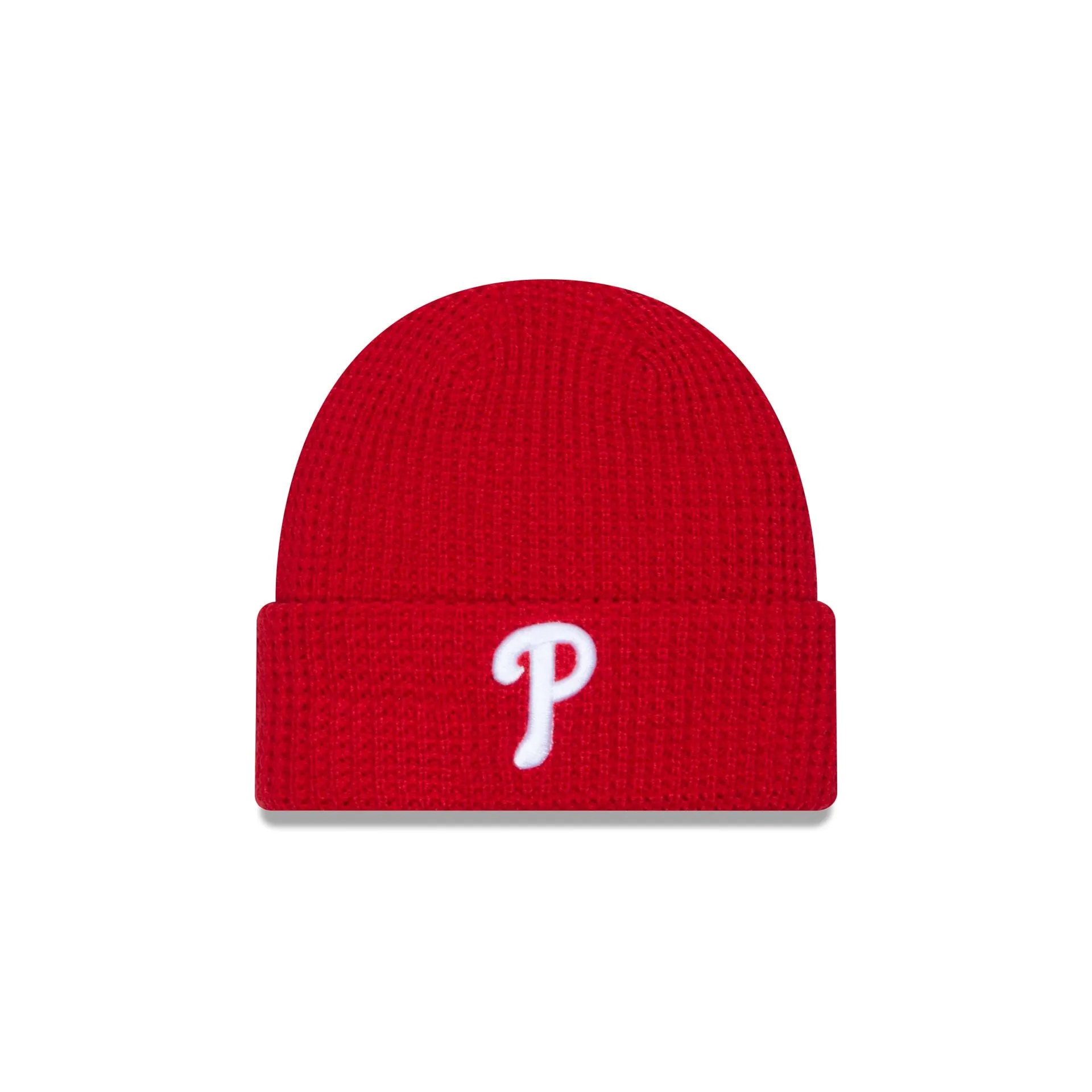 Philadelphia Phillies Waffle Stitch Knit Beanie Hat sold by New Era