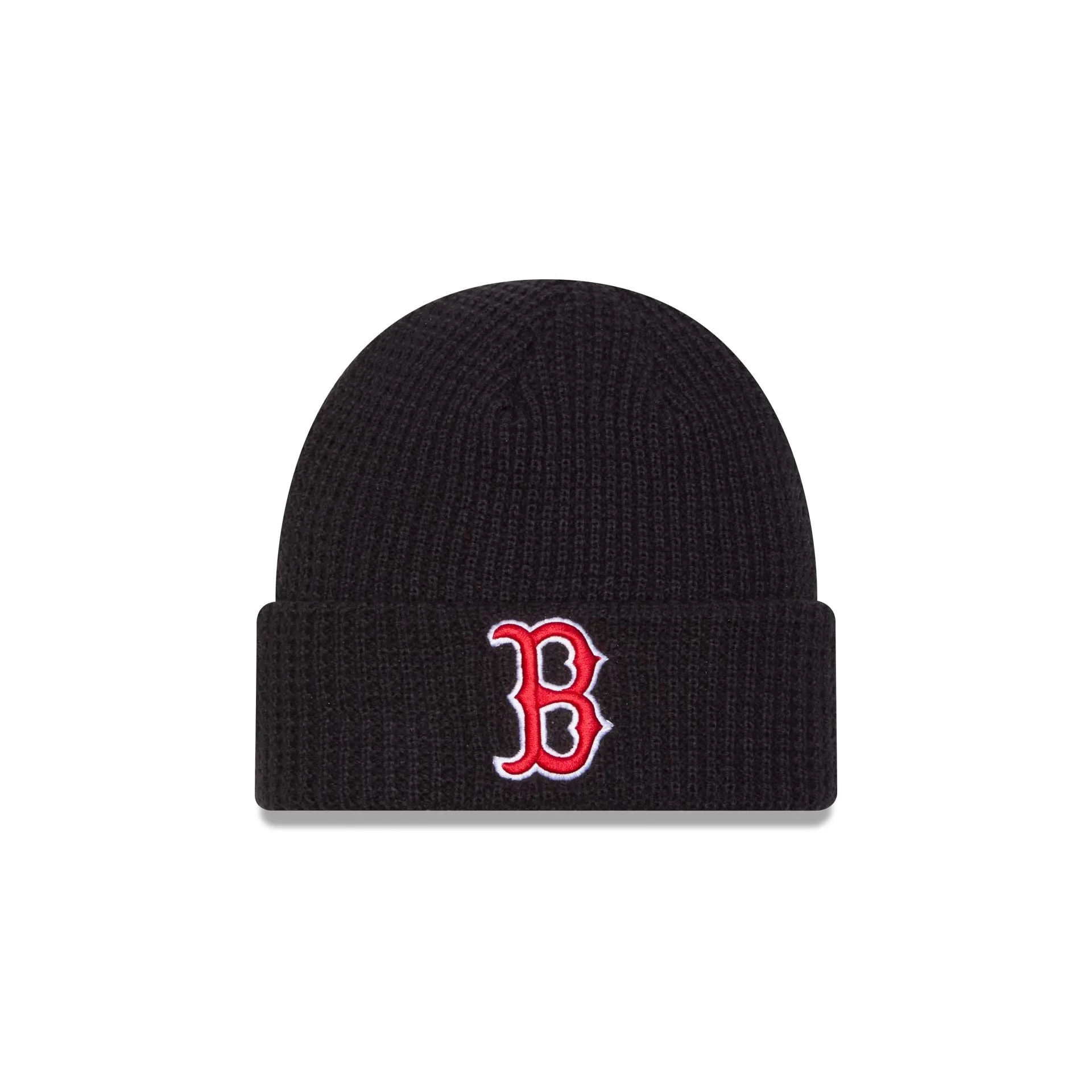 Boston Red Sox Waffle Stitch Knit Beanie Hat sold by New Era