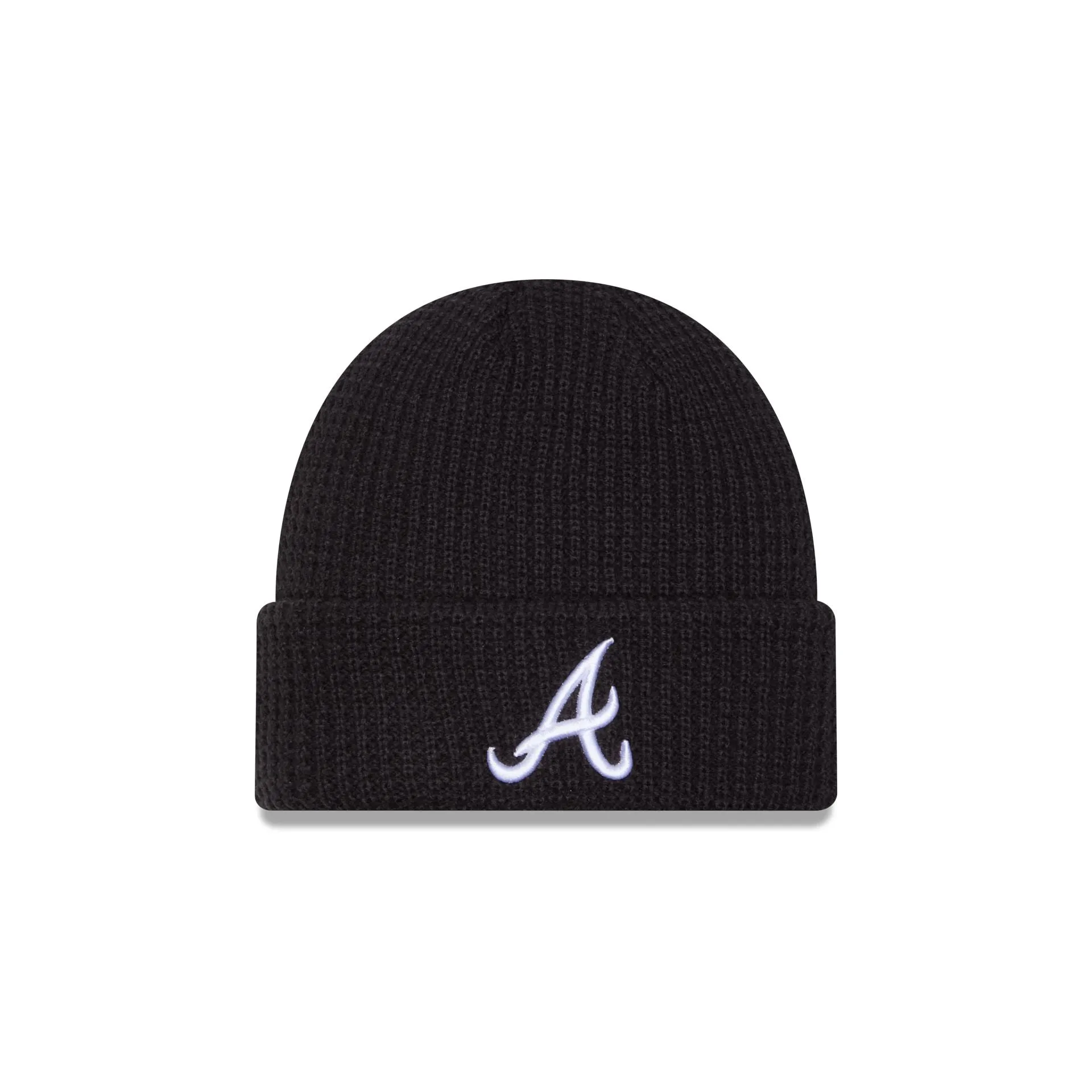 Atlanta Braves Waffle Stitch Knit Beanie Hat sold by New Era