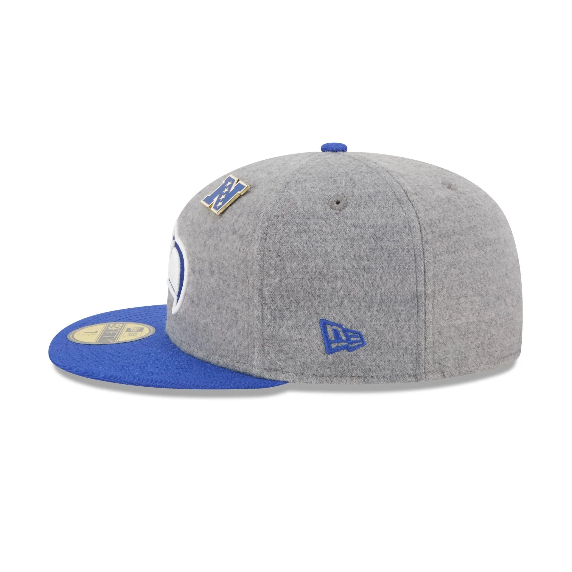 Seattle Seahawks Heather Gray Wool 59FIFTY Fitted Hat sold by New Era product image thumbnail 5