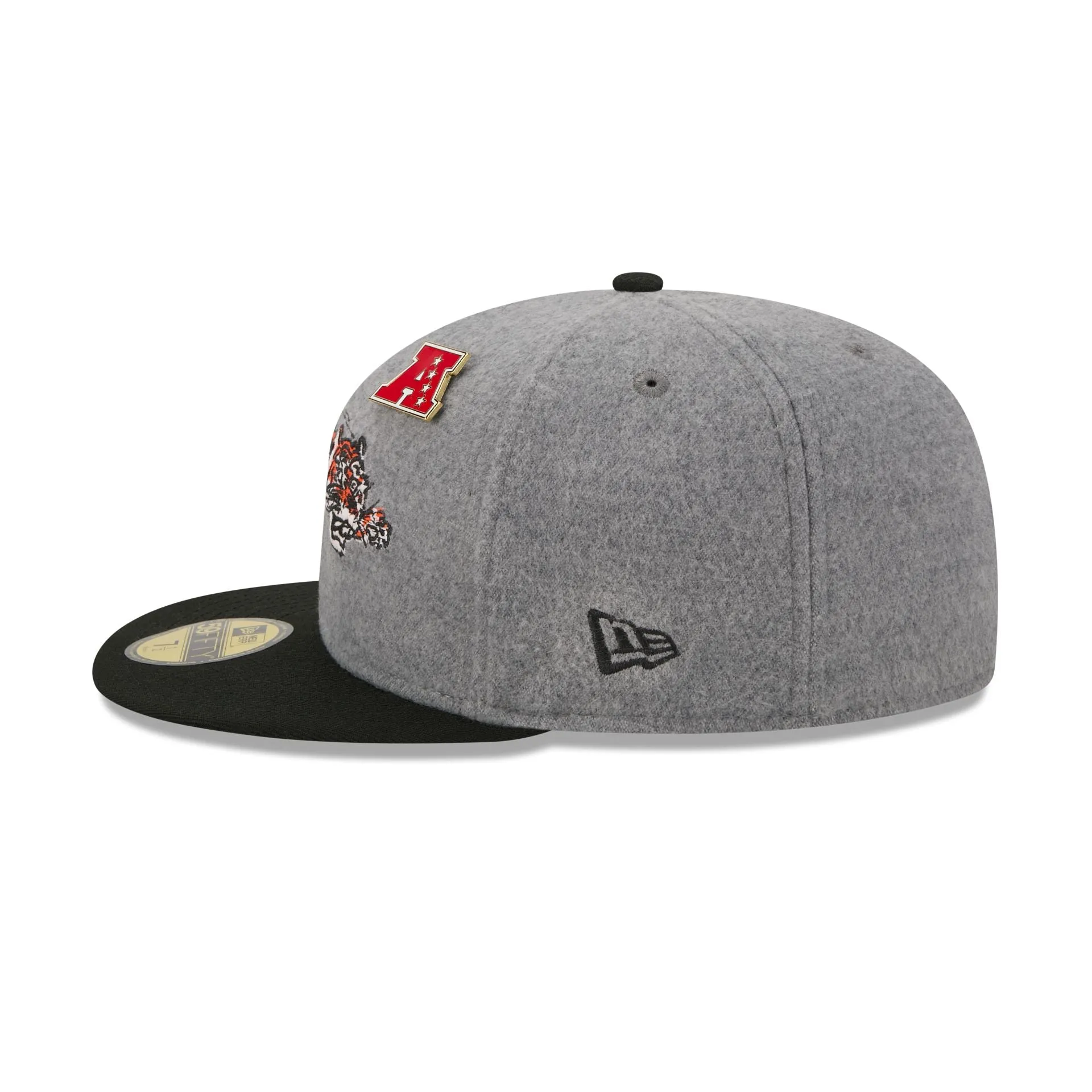 Cincinnati Bengals Heather Gray Wool 59FIFTY Fitted Hat sold by New Era product image thumbnail 5