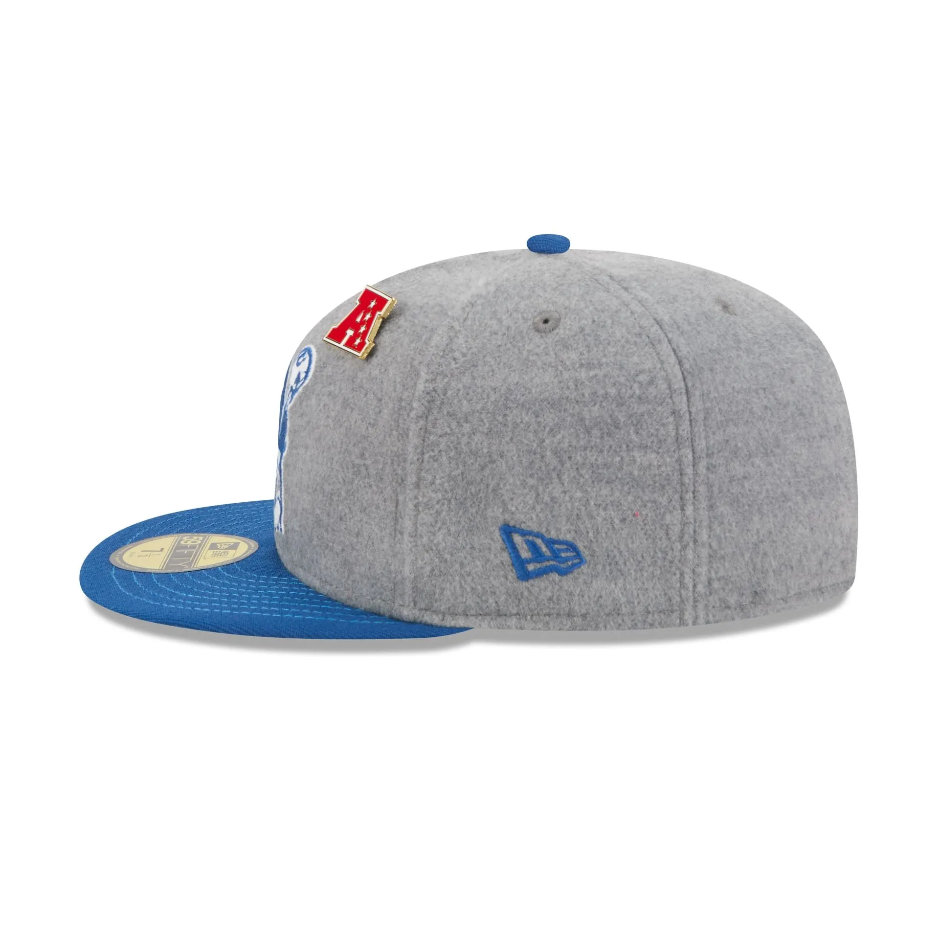 Indianapolis Colts Heather Gray Wool 59FIFTY Fitted Hat sold by New Era product image thumbnail 5