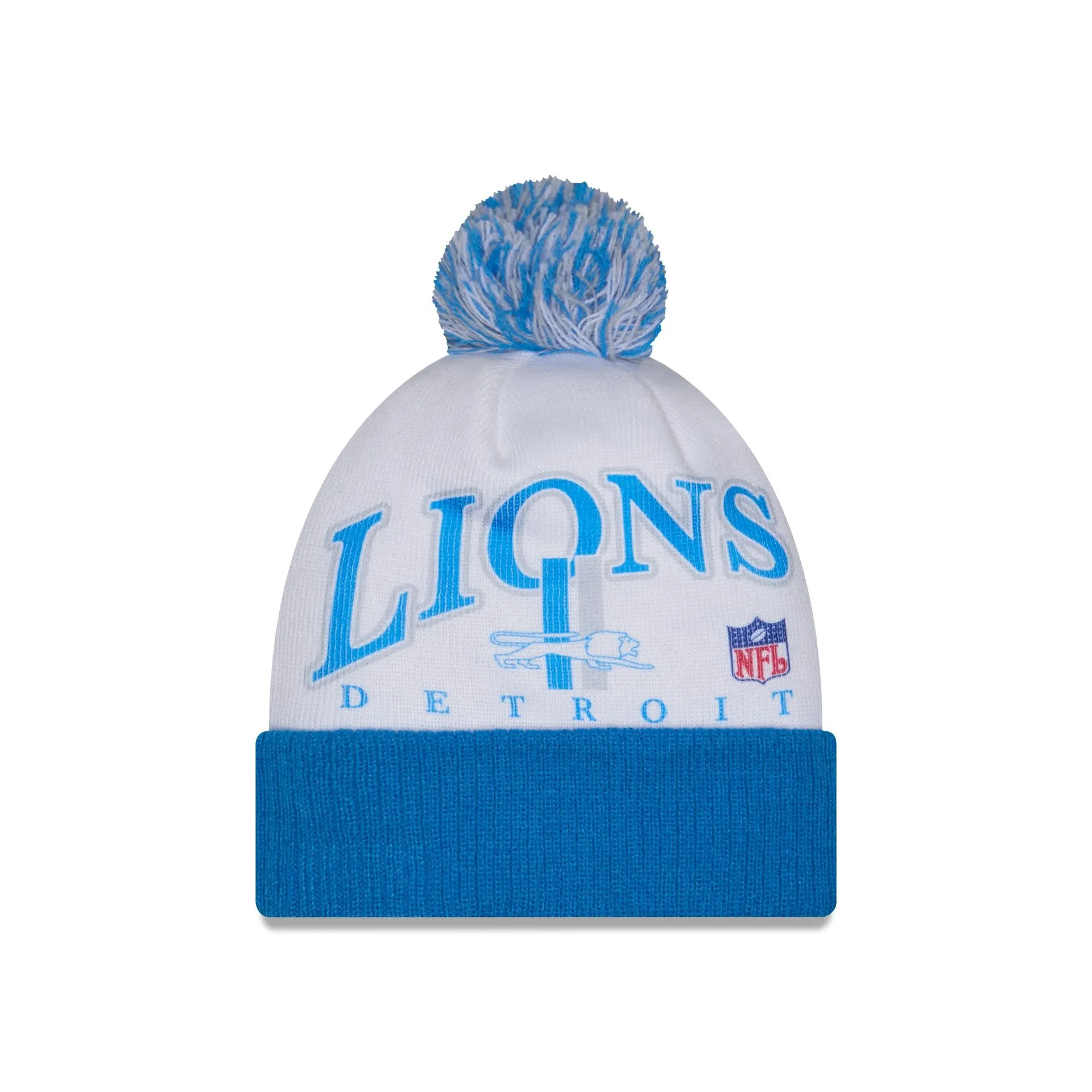 Detroit Lions Spirit Pom Knit Hat sold by New Era