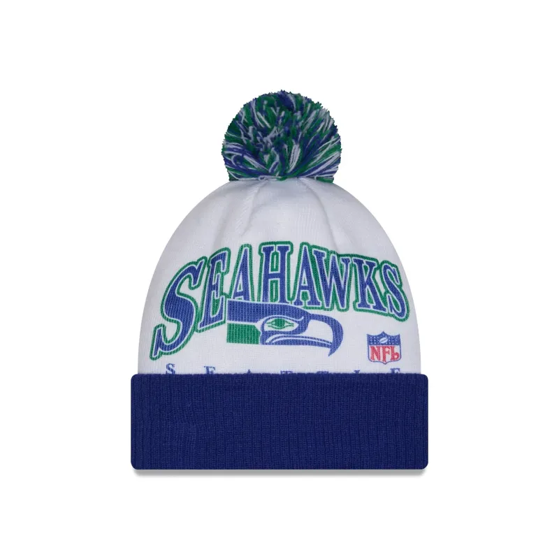 Seattle Seahawks Spirit Pom Knit Hat sold by New Era