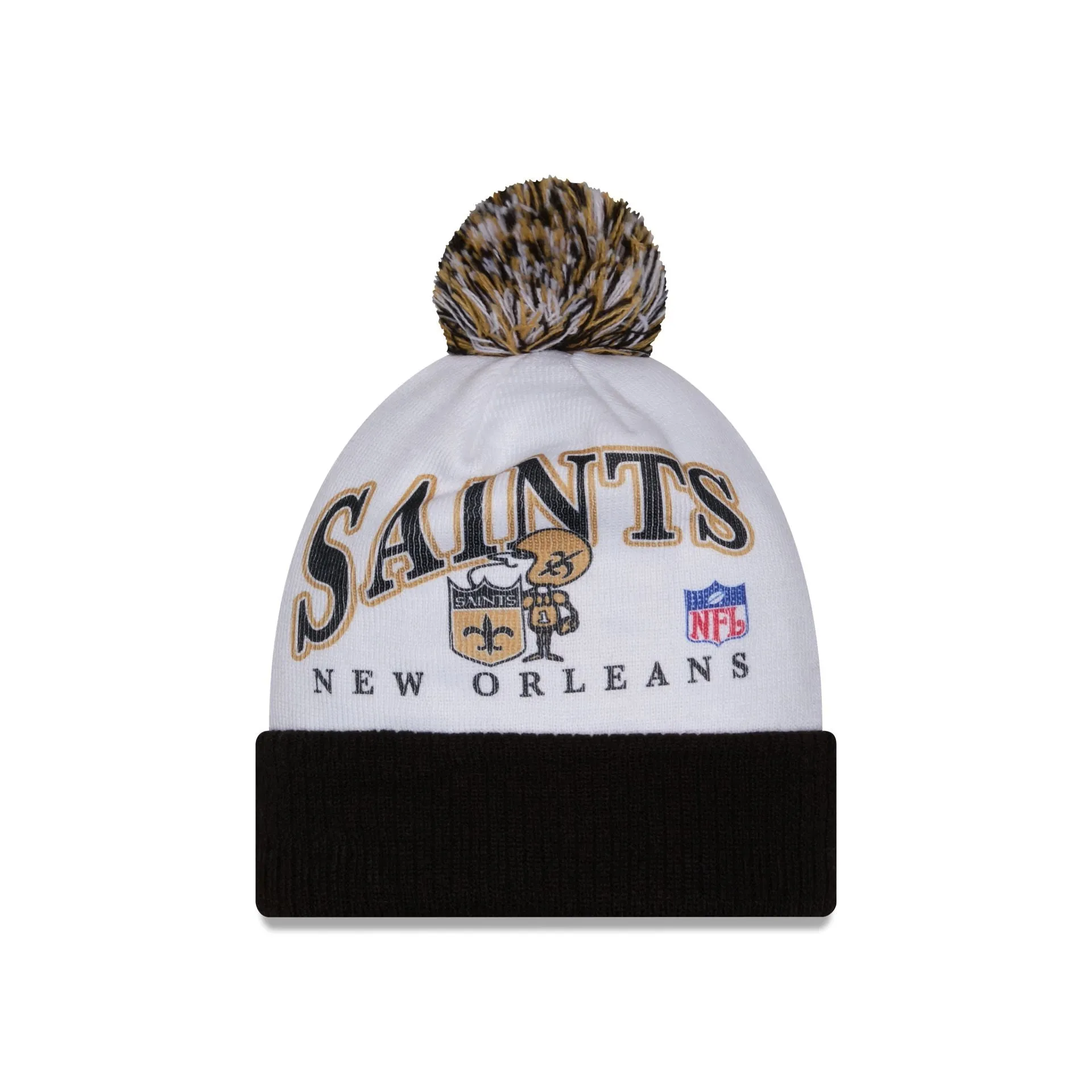 New Orleans Saints Spirit Pom Knit Hat sold by New Era