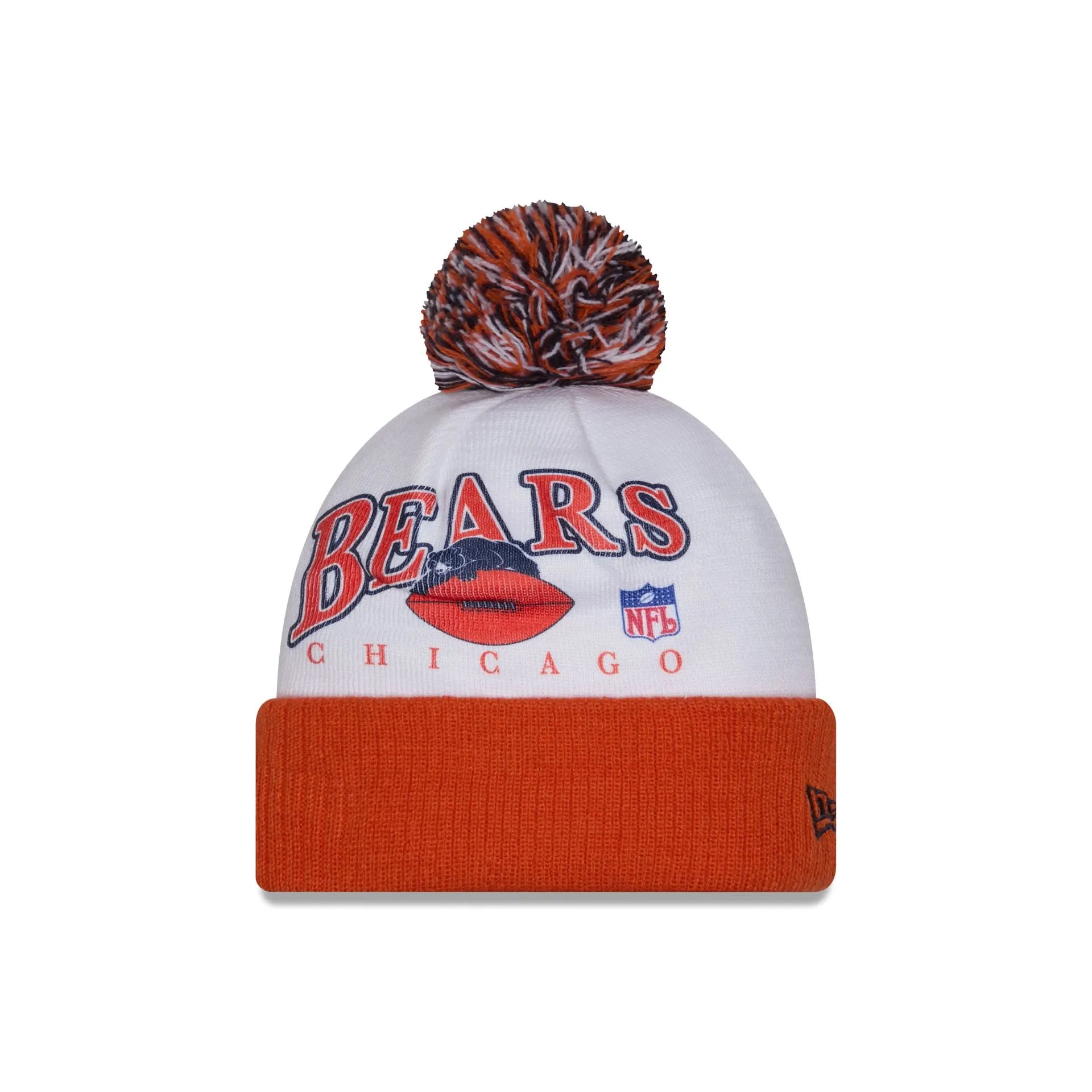 Chicago Bears Spirit Pom Knit Hat sold by New Era