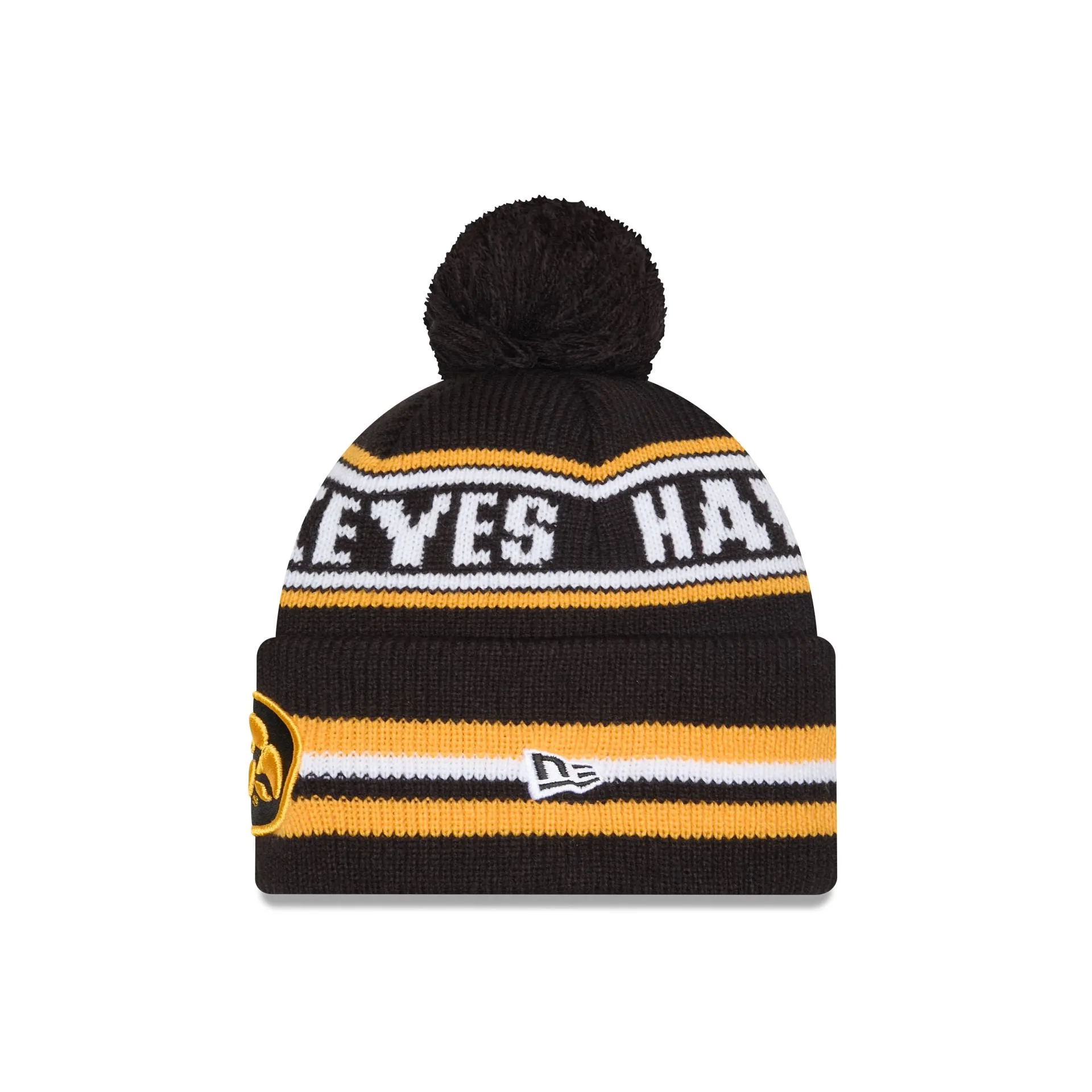 Iowa Hawkeyes Classic Pom Knit Hat sold by New Era product image thumbnail 2