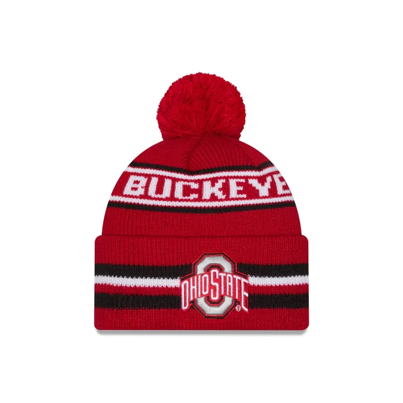 Ohio State Buckeyes Classic Pom Knit Hat sold by New Era