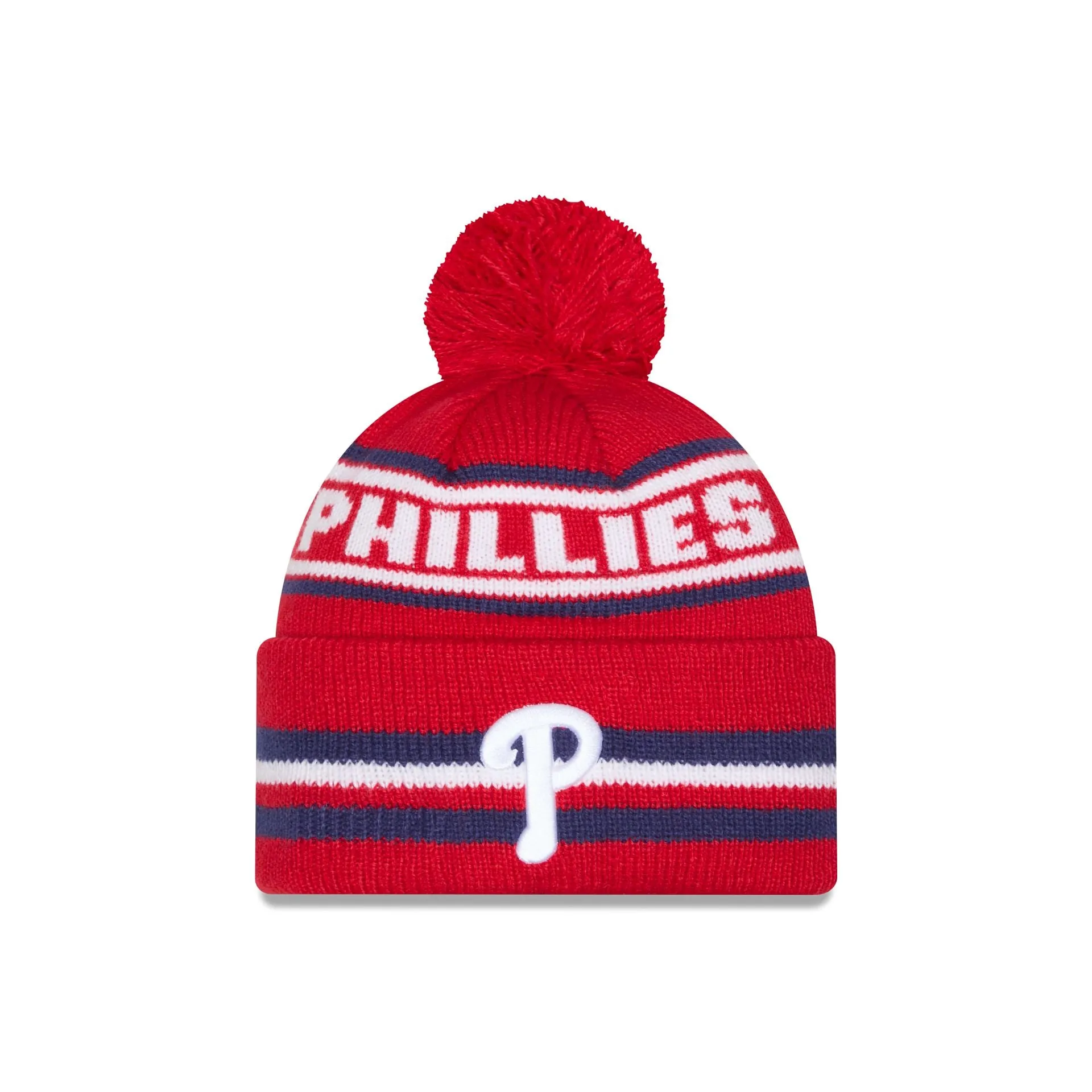 Philadelphia Phillies Classic Pom Knit Hat sold by New Era