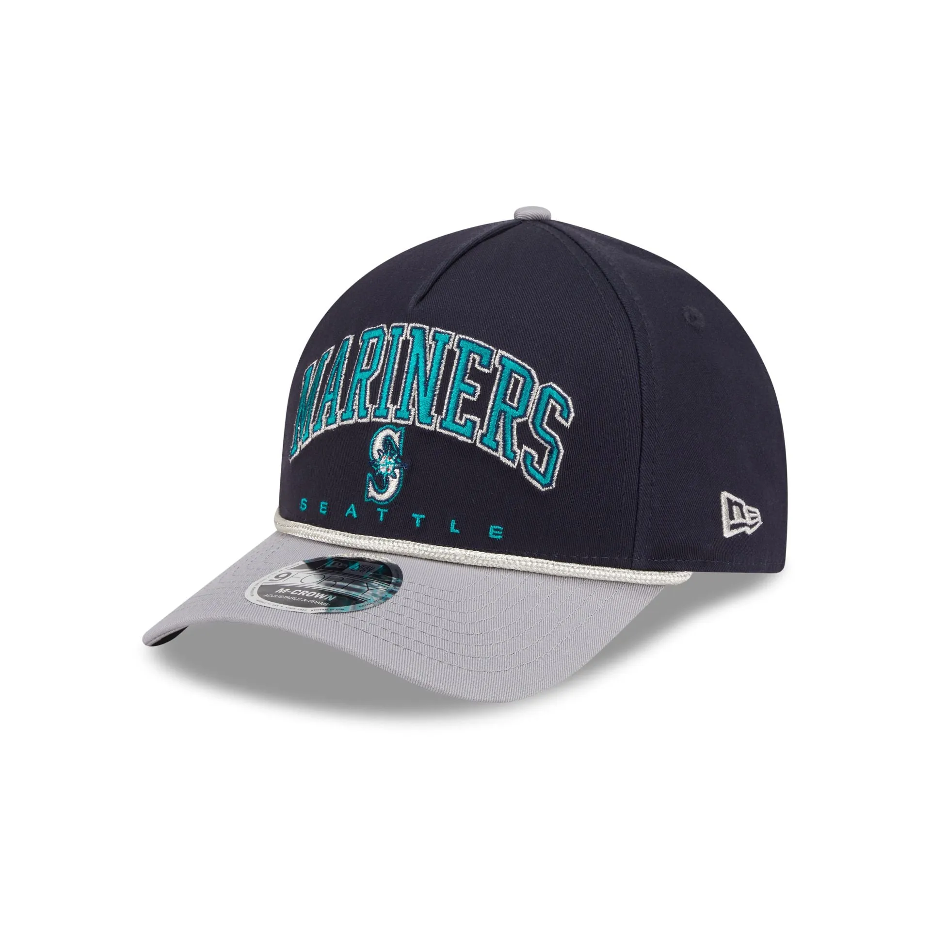 Seattle Mariners Arch 9FORTY M-Crown A-Frame Snapback Hat sold by New Era
