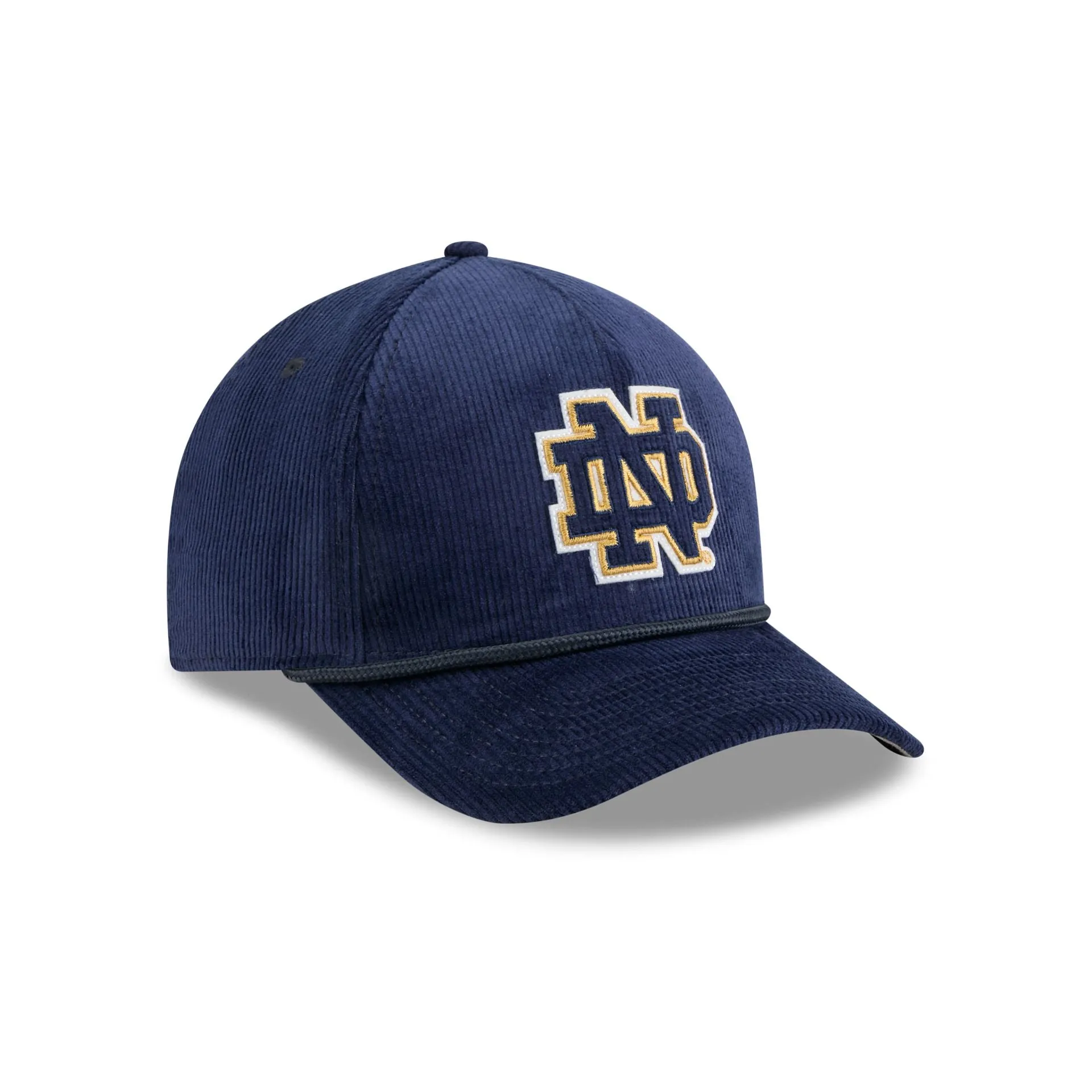 Notre Dame Fighting Irish Corduroy 9FORTY M-Crown A-Frame Snapback Hat sold by New Era product image thumbnail 3