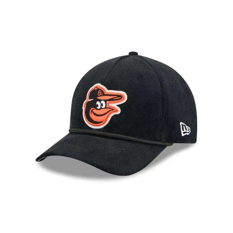 Baltimore Orioles Corduroy 9FORTY M-Crown A-Frame Snapback Hat sold by New Era